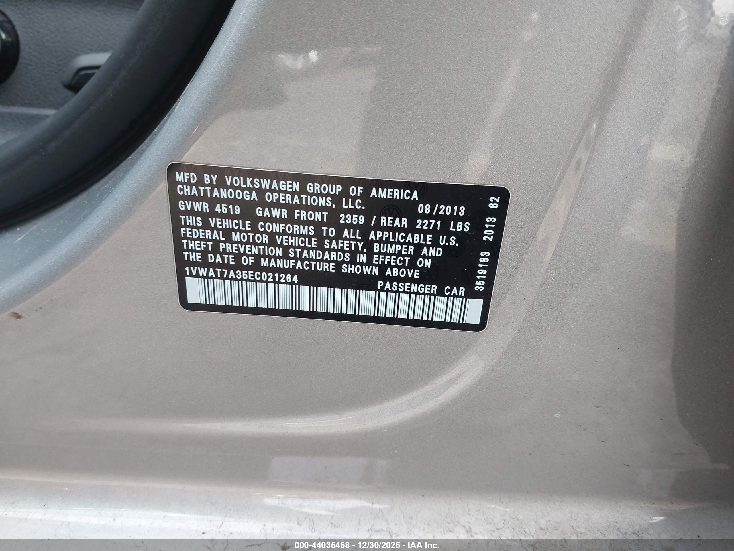 VOLKSWAGEN PASSAT image 9