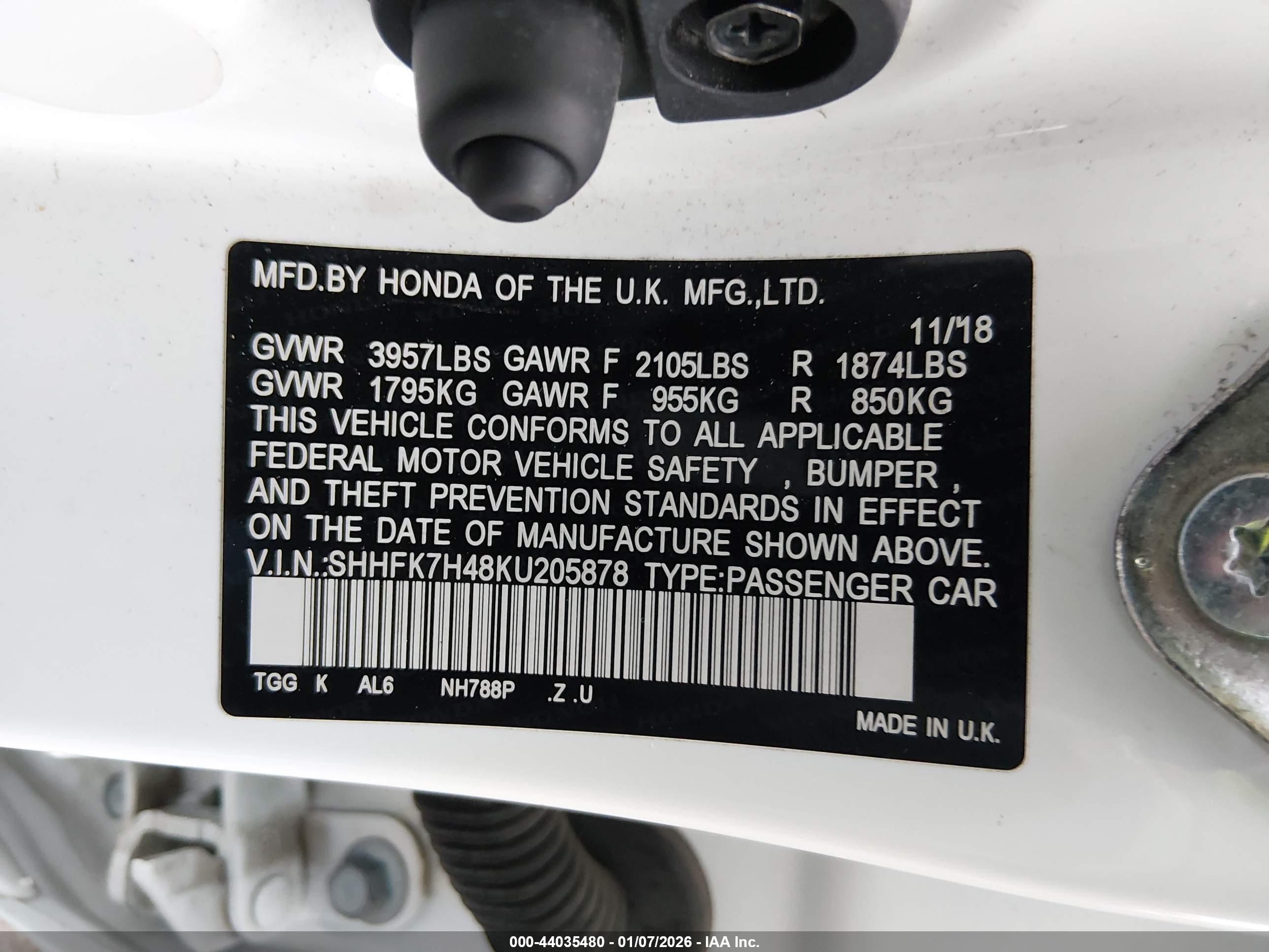 HONDA CIVIC image 9