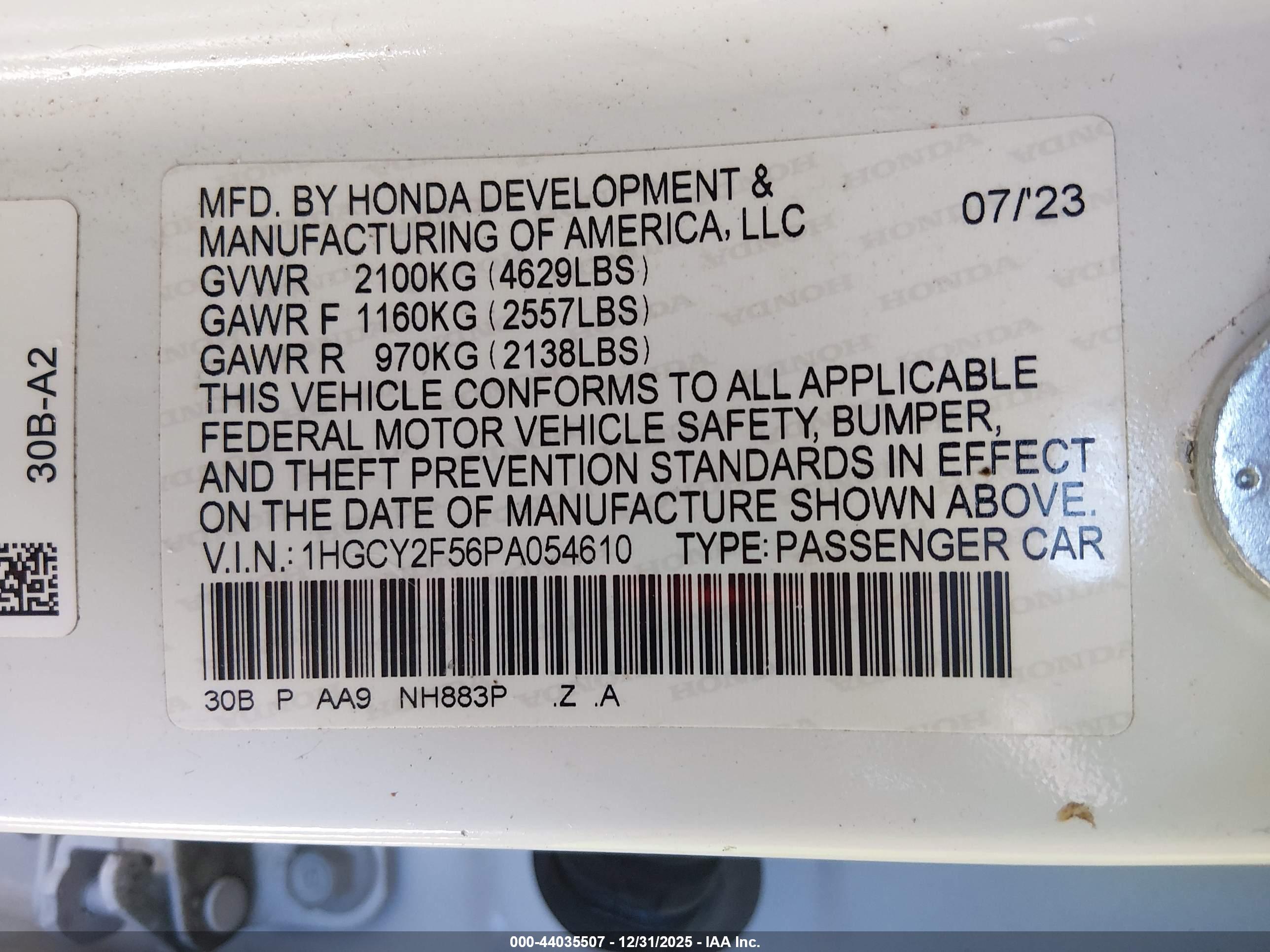 HONDA ACCORD image 9