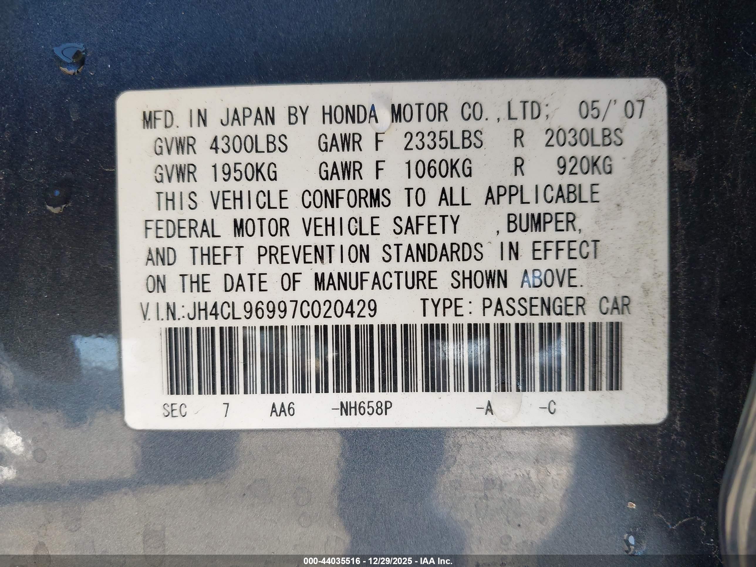 ACURA TSX image 9