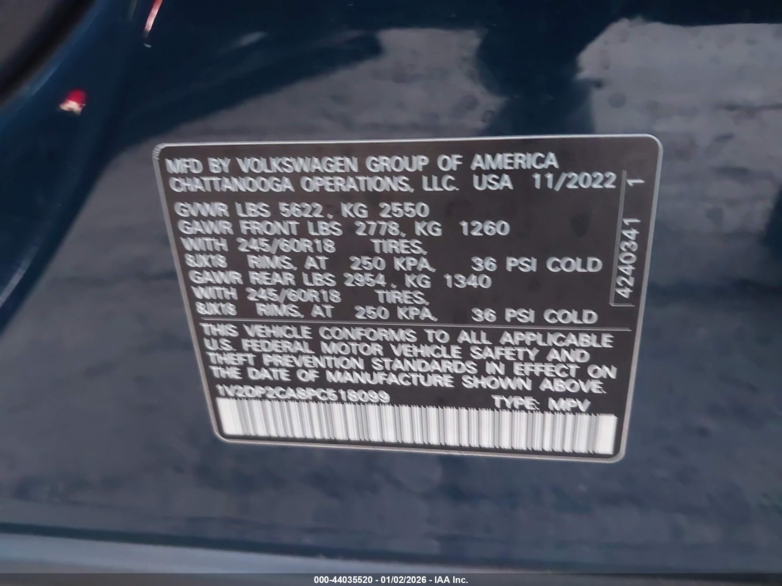 VOLKSWAGEN ATLAS image 9