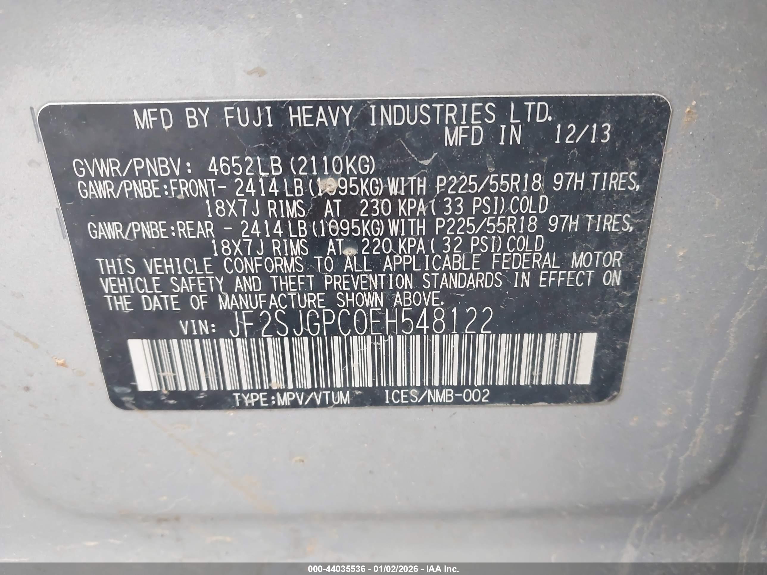 SUBARU FORESTER image 9