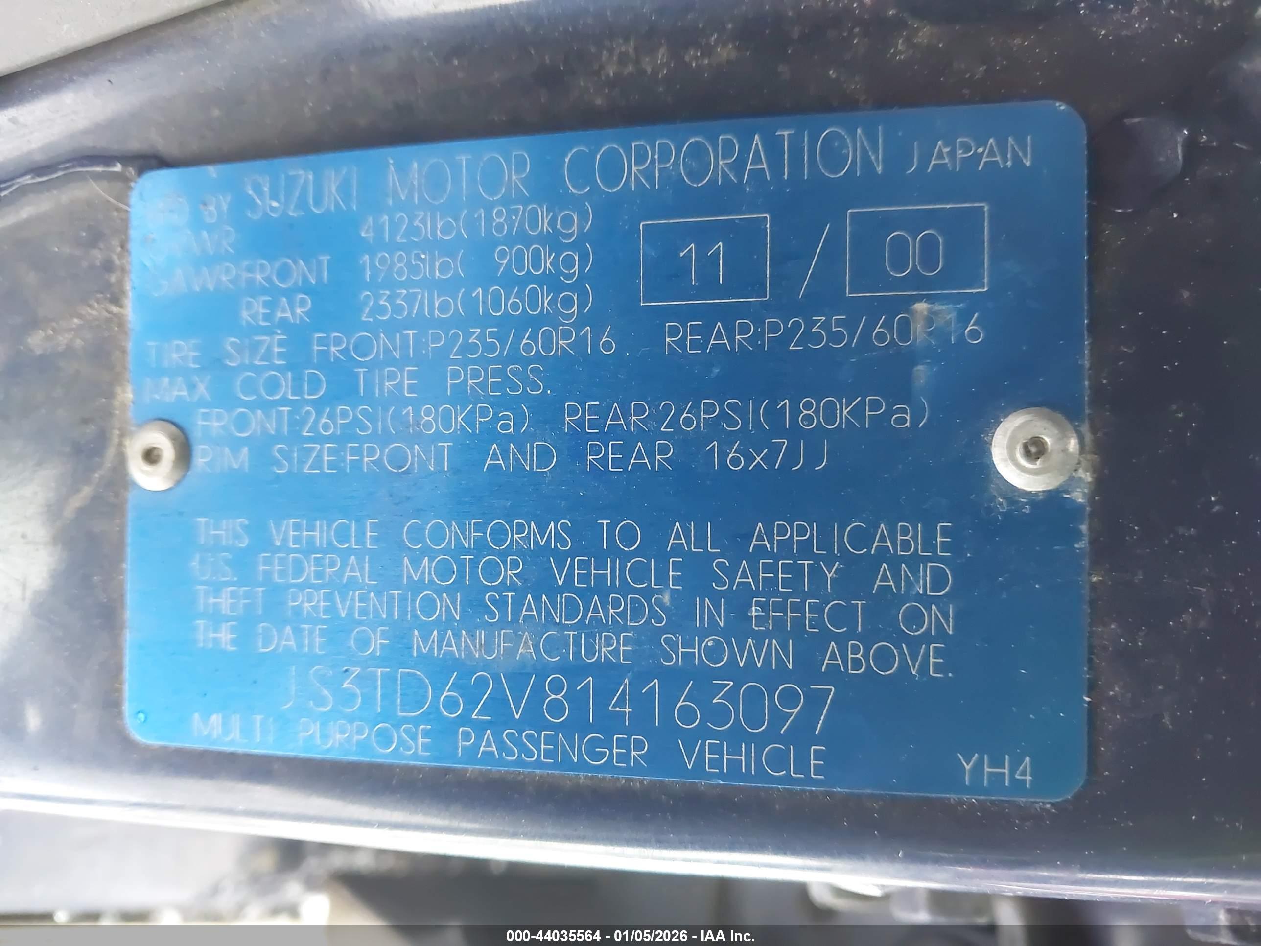 SUZUKI GRAND image 9