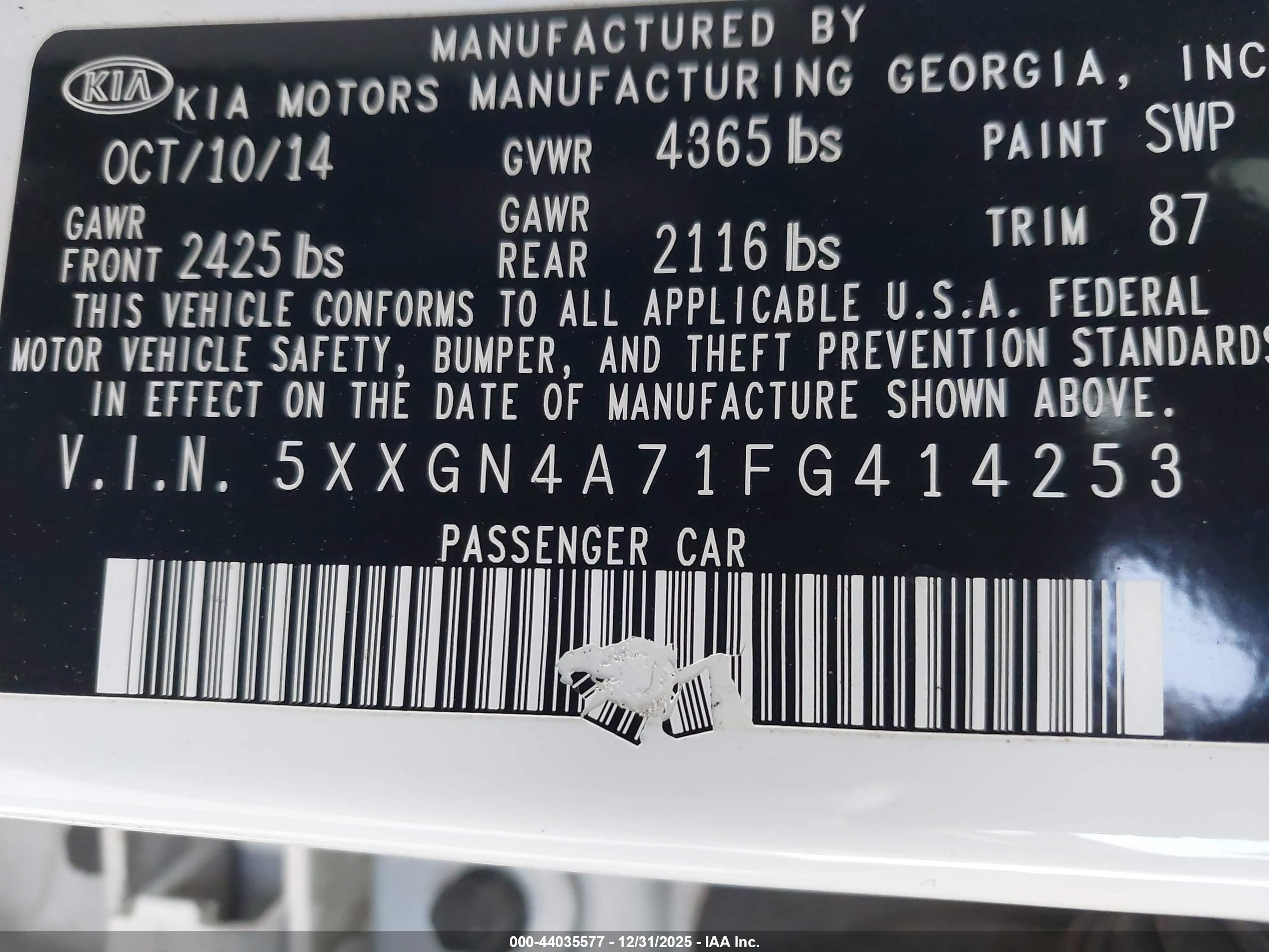 KIA OPTIMA image 9