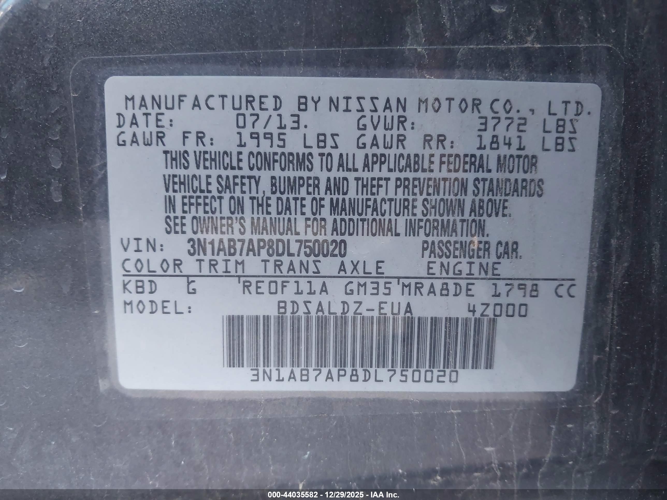 NISSAN SENTRA image 9