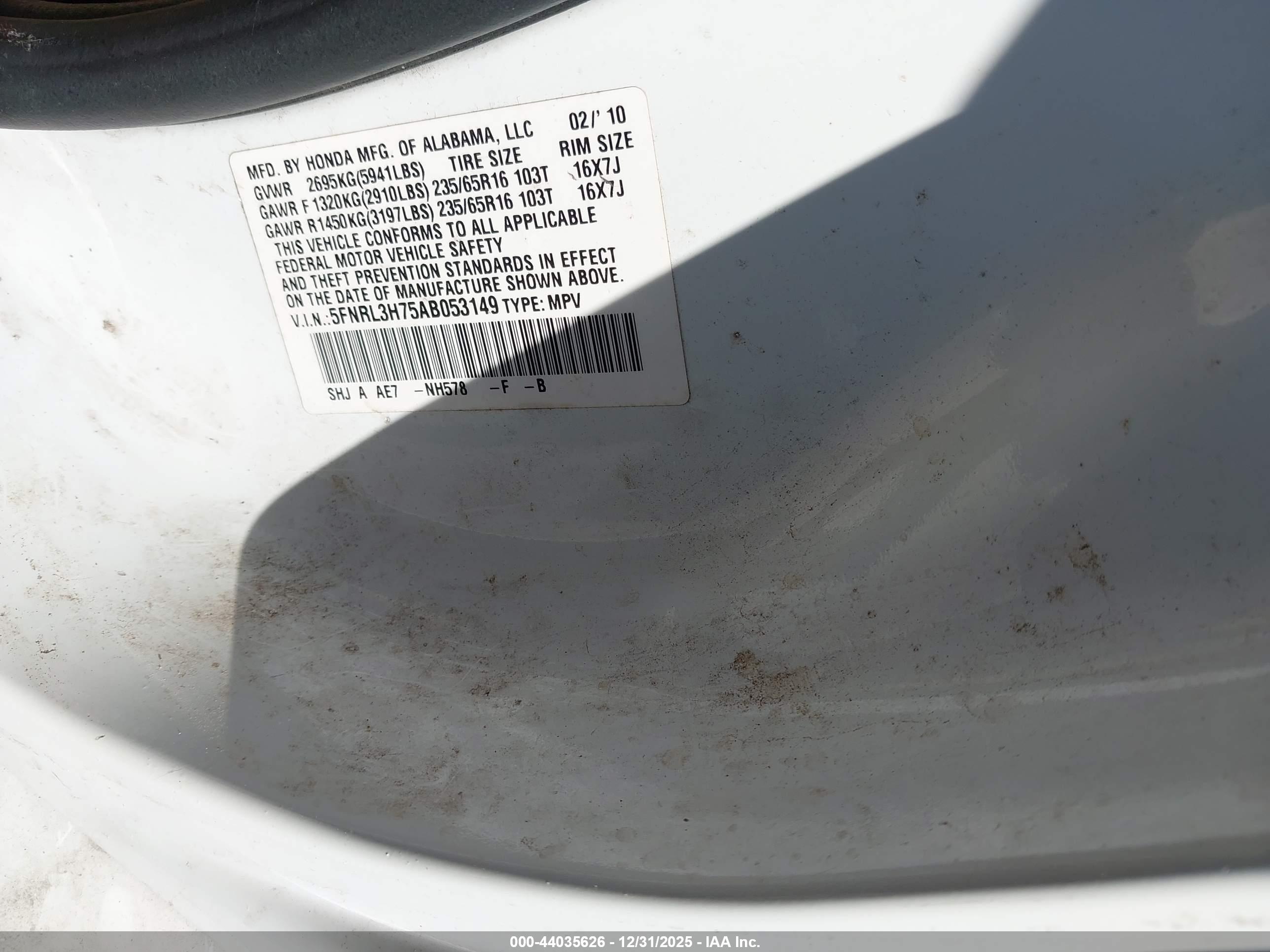 HONDA ODYSSEY image 9