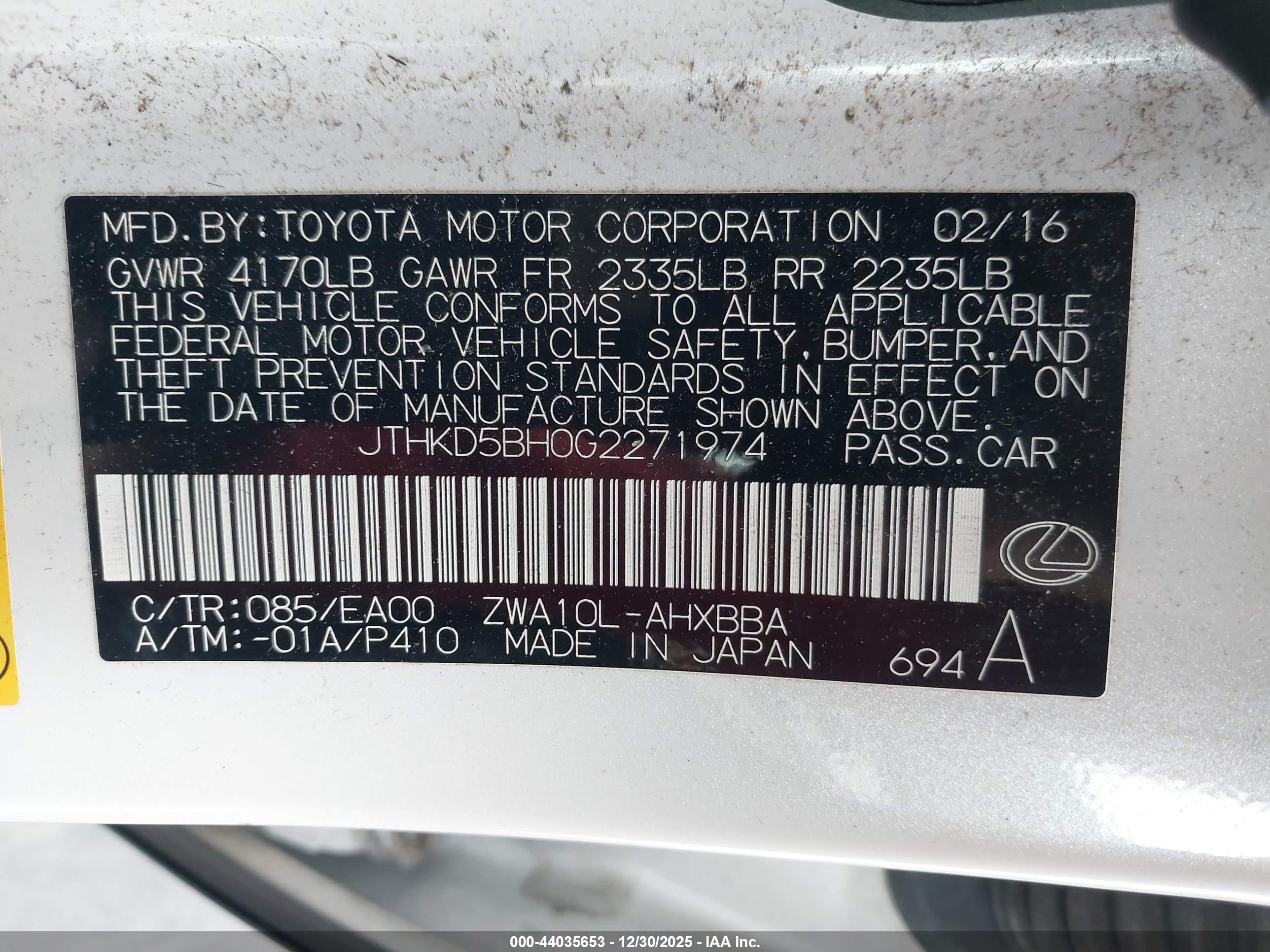 LEXUS CT image 9