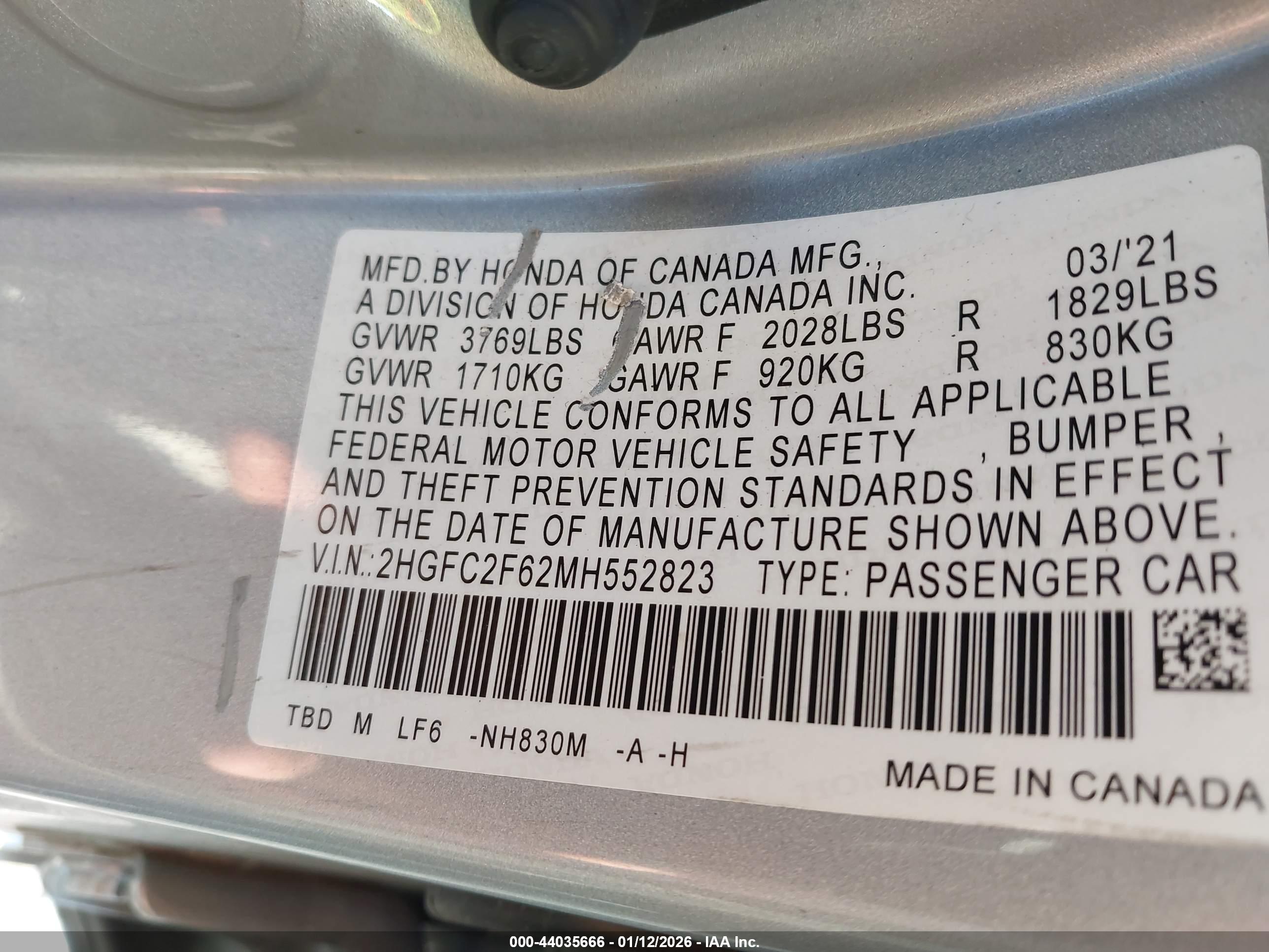 HONDA CIVIC image 9