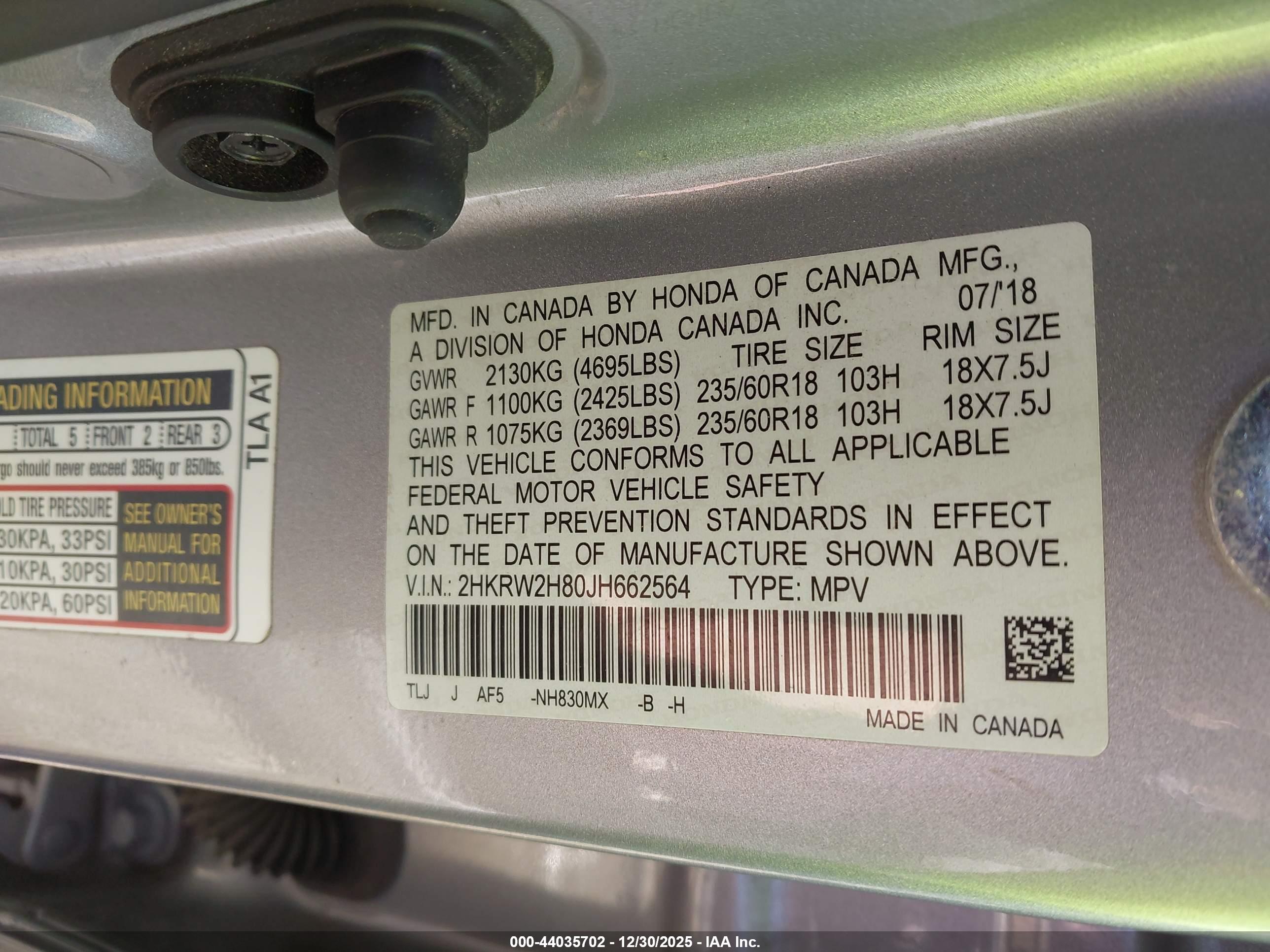 HONDA CR-V image 9