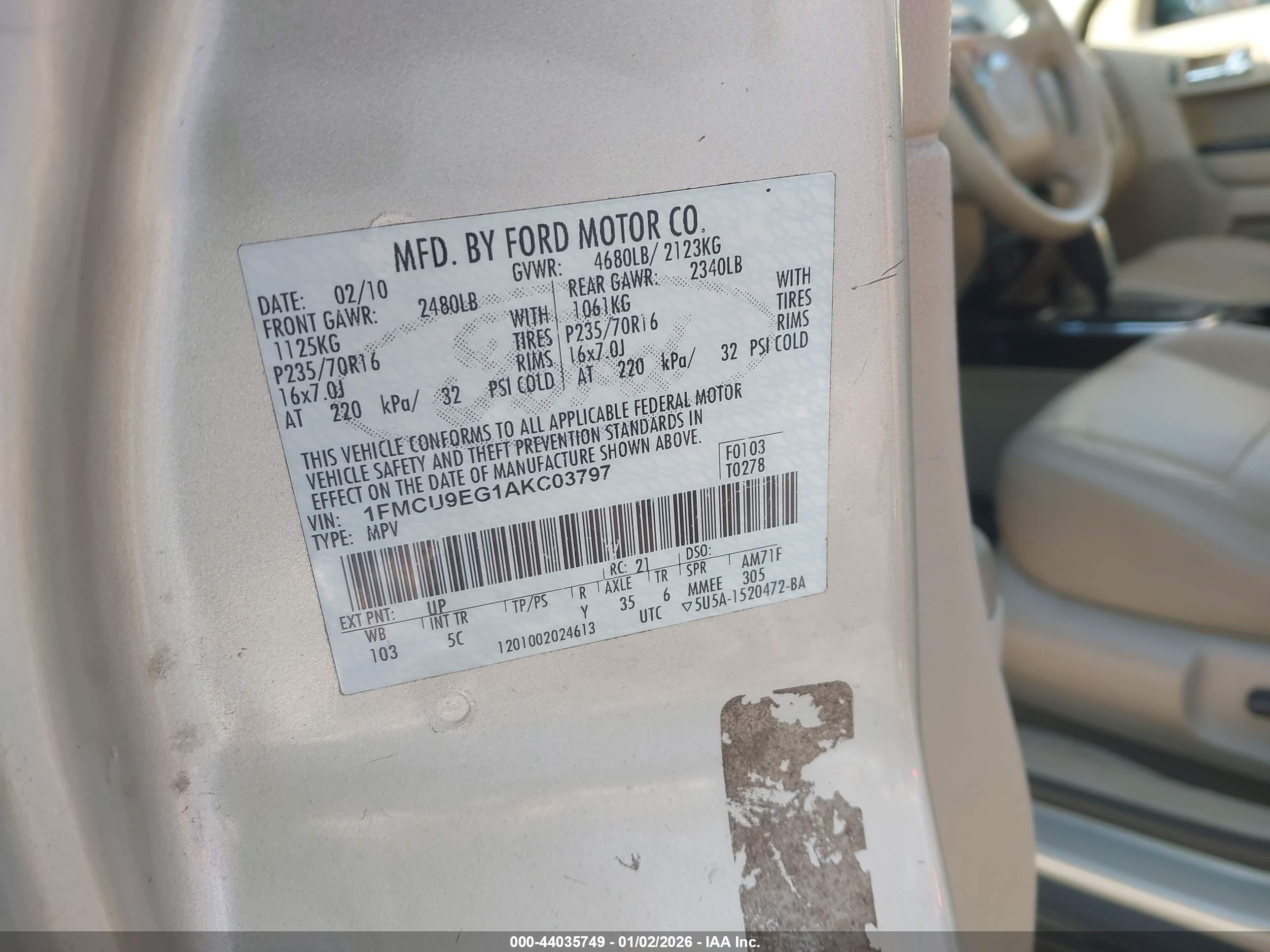 FORD ESCAPE image 9