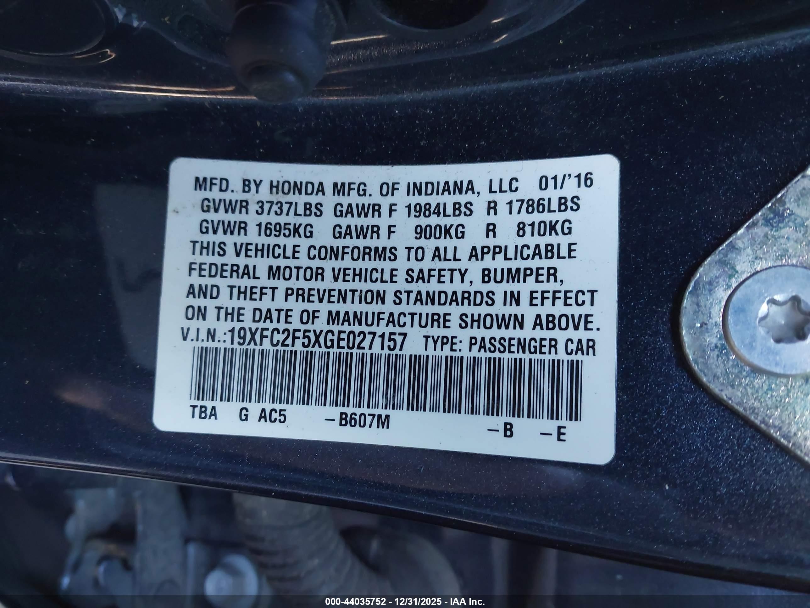 HONDA CIVIC image 9