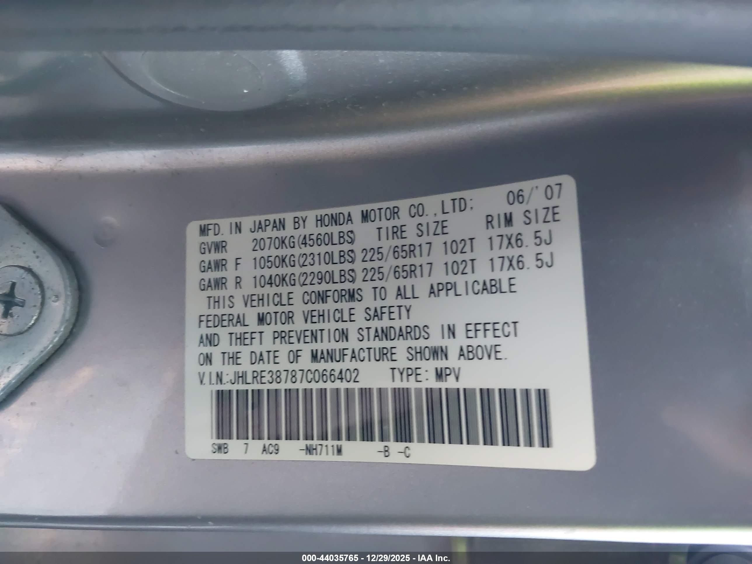 HONDA CR-V image 9
