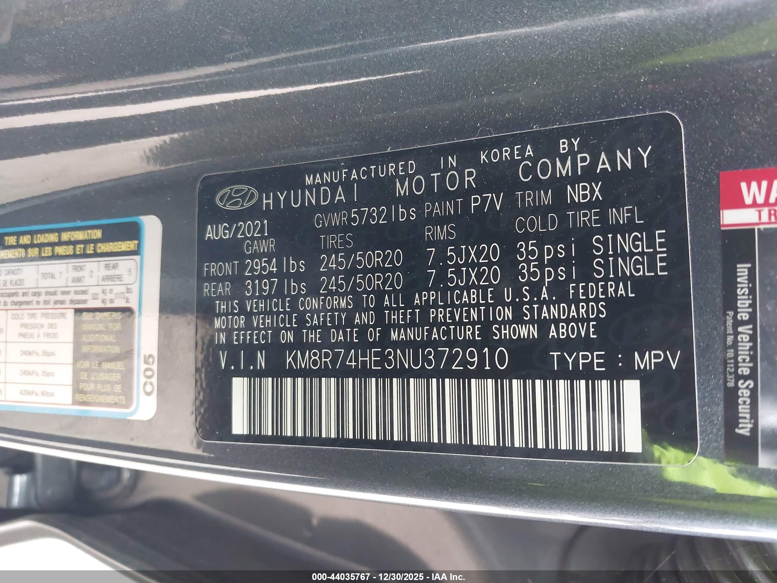 HYUNDAI PALISADE image 9