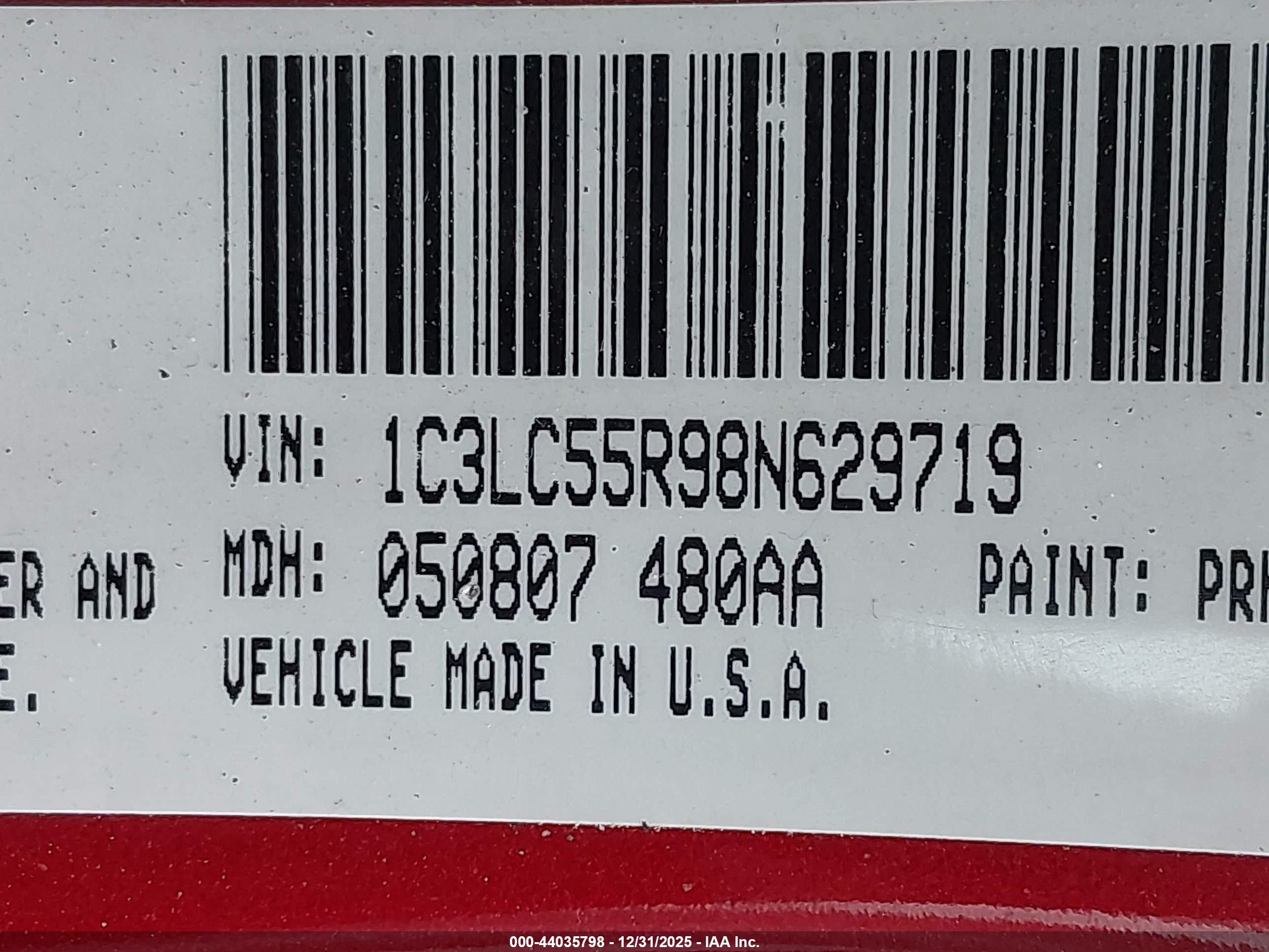 CHRYSLER SEBRING image 9