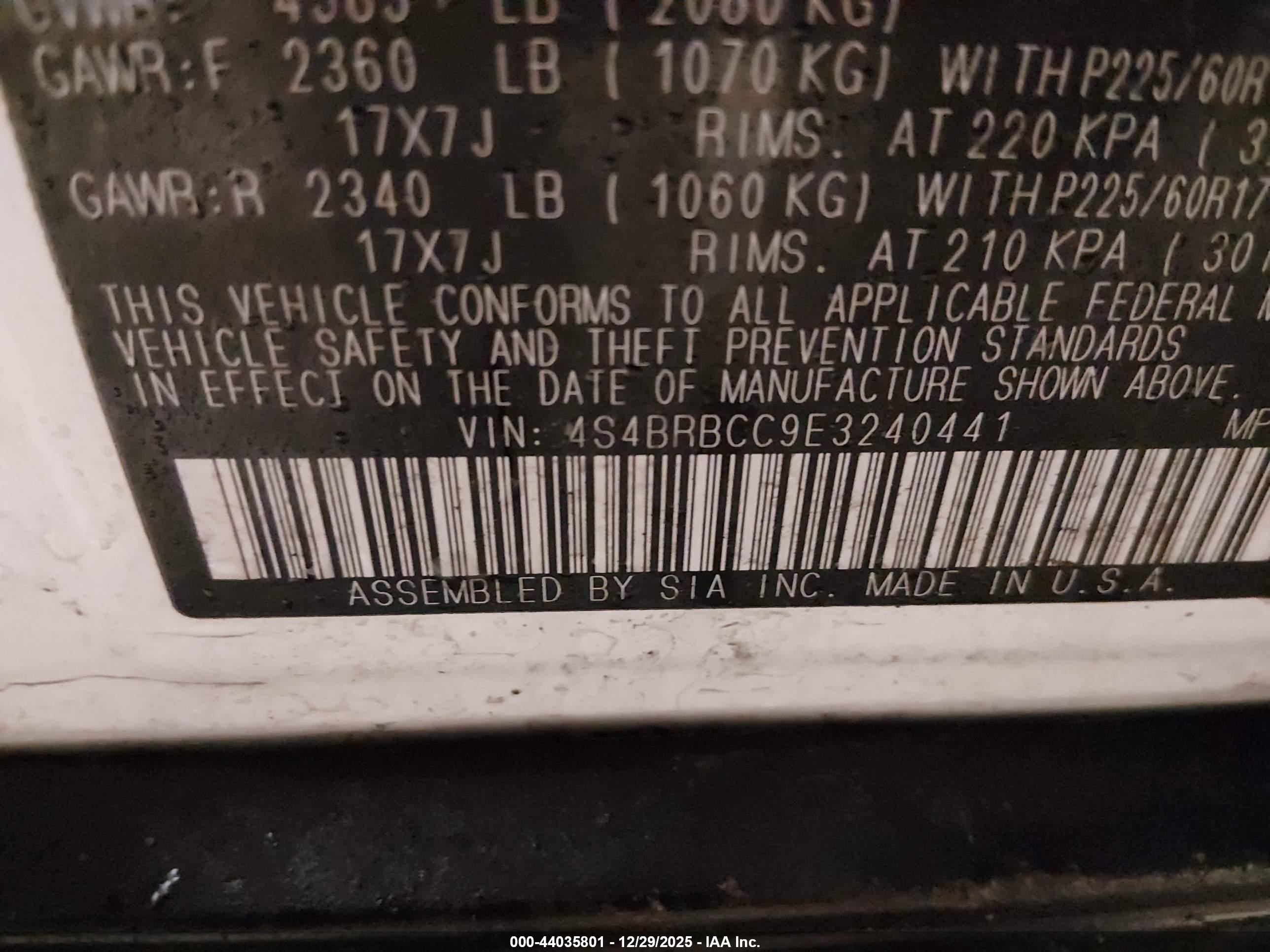 SUBARU OUTBACK image 9