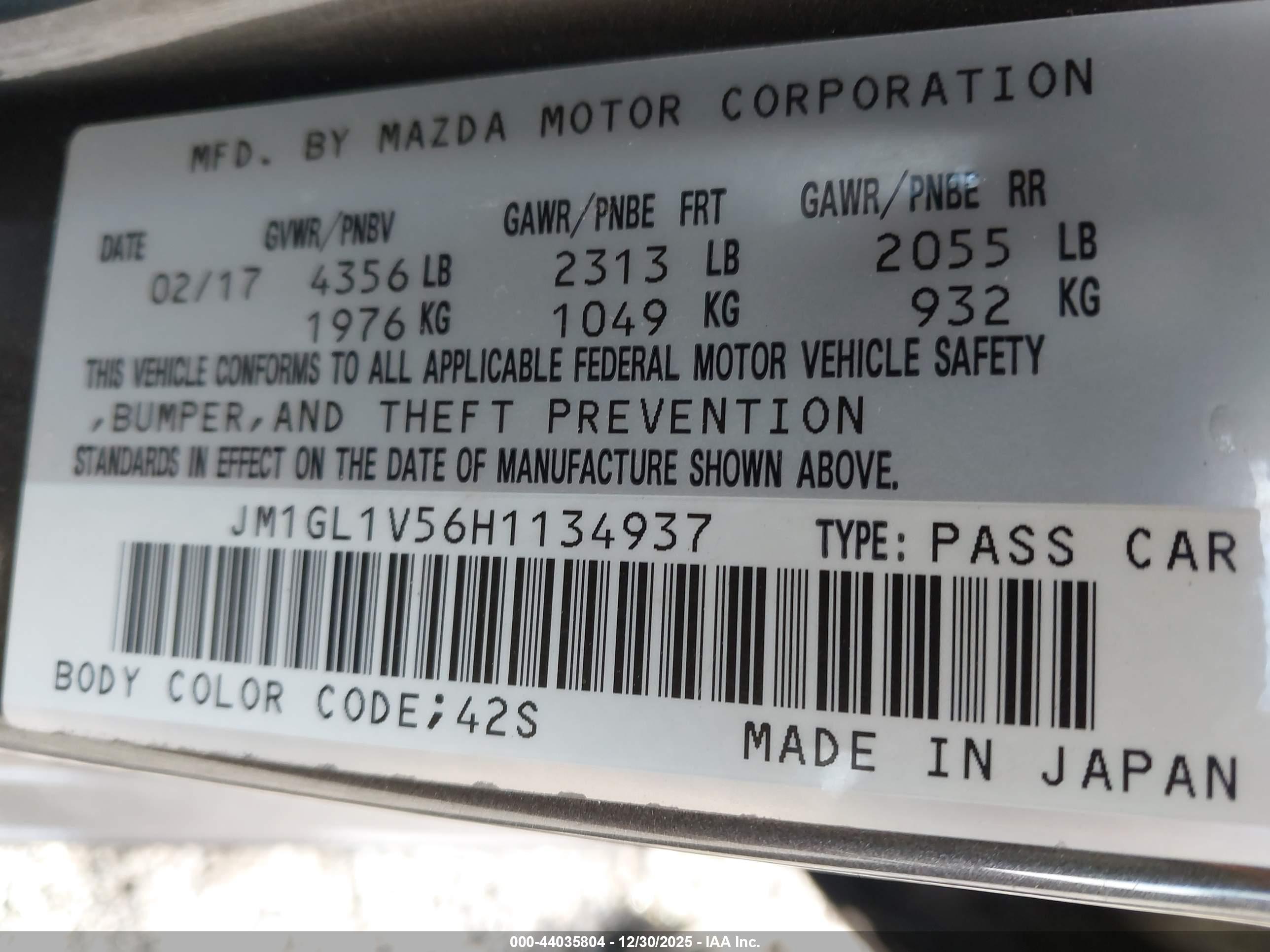 MAZDA MAZDA6 image 9