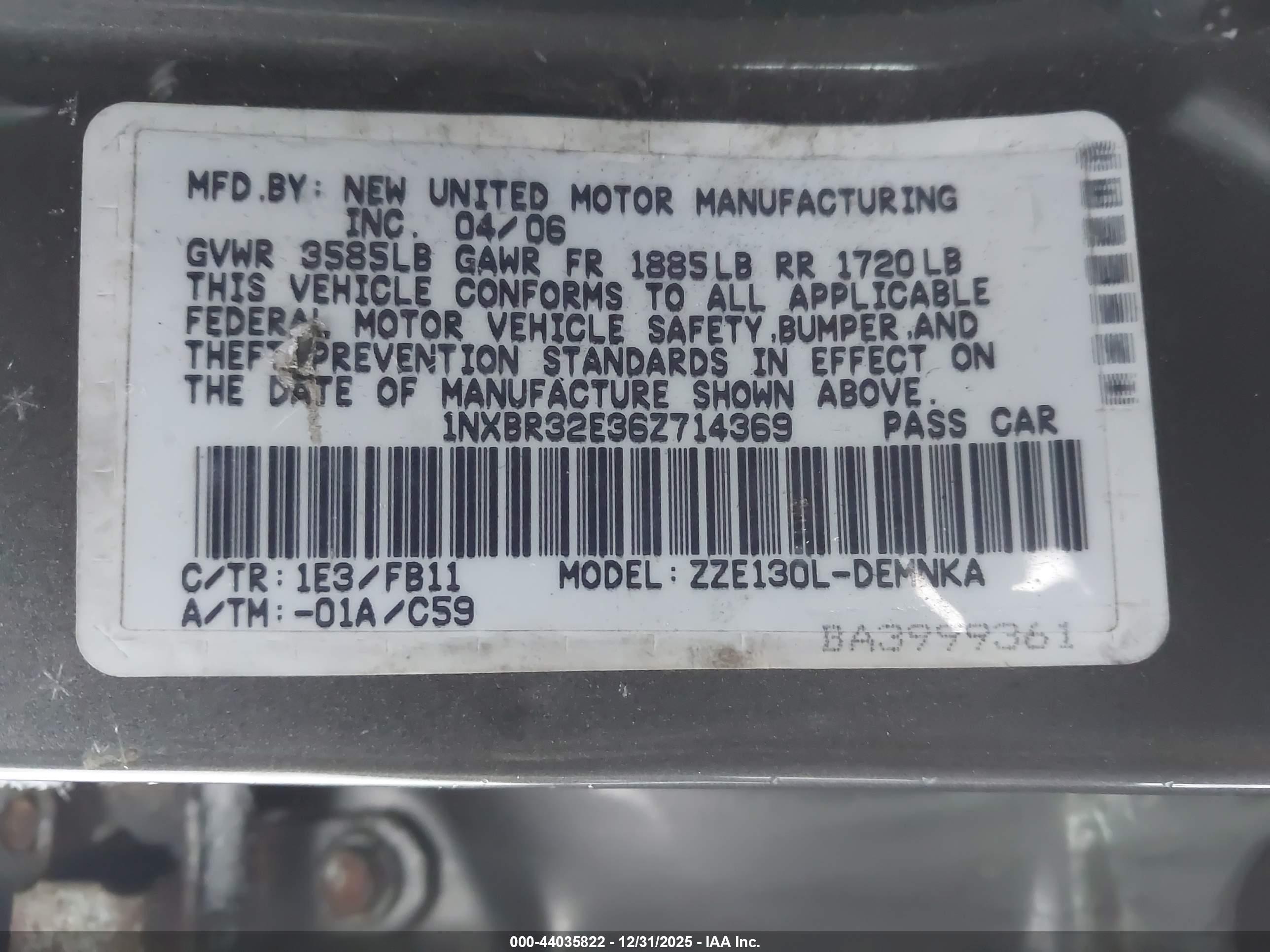 TOYOTA COROLLA image 9