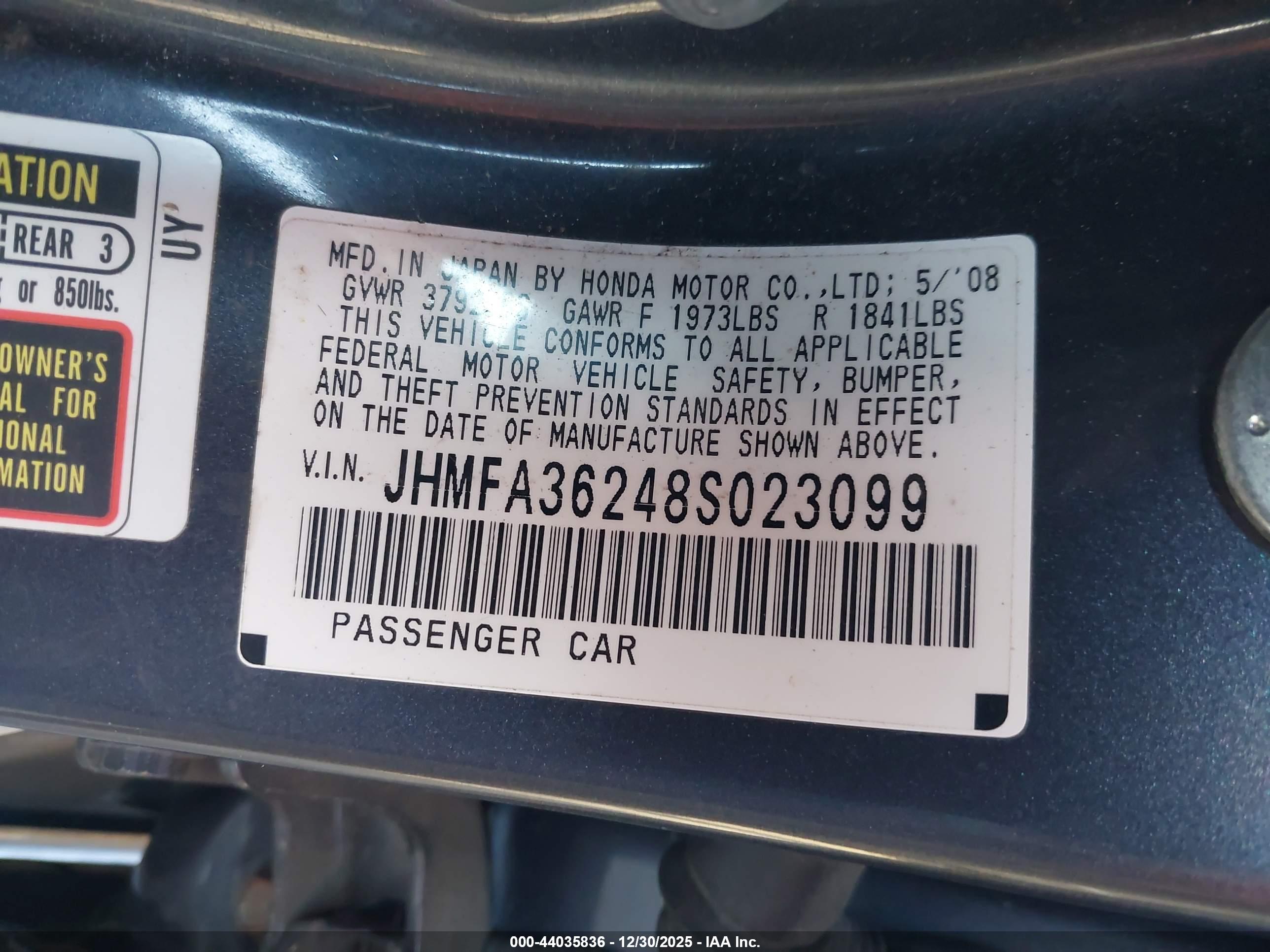 HONDA CIVIC image 9
