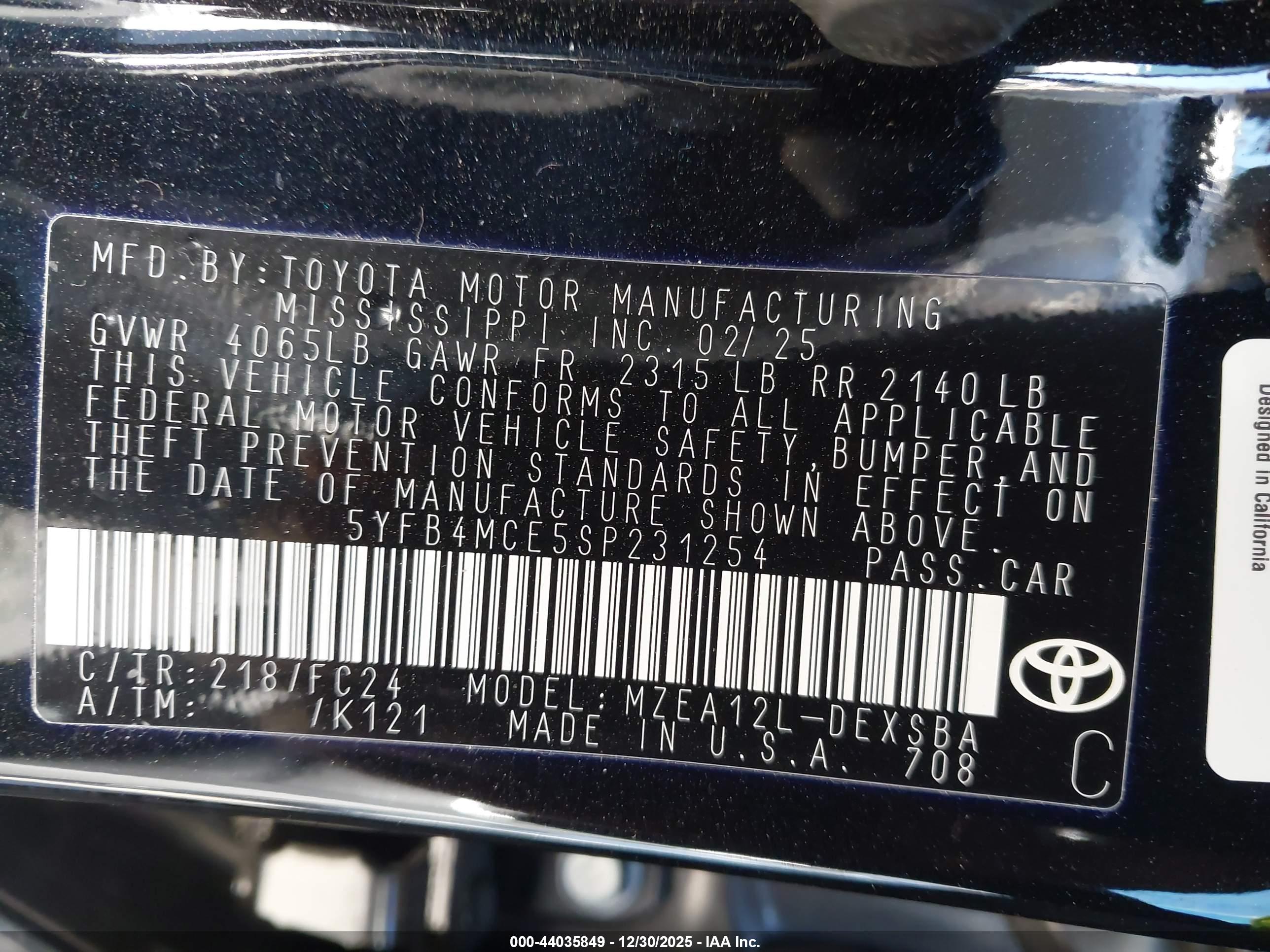 TOYOTA COROLLA image 9