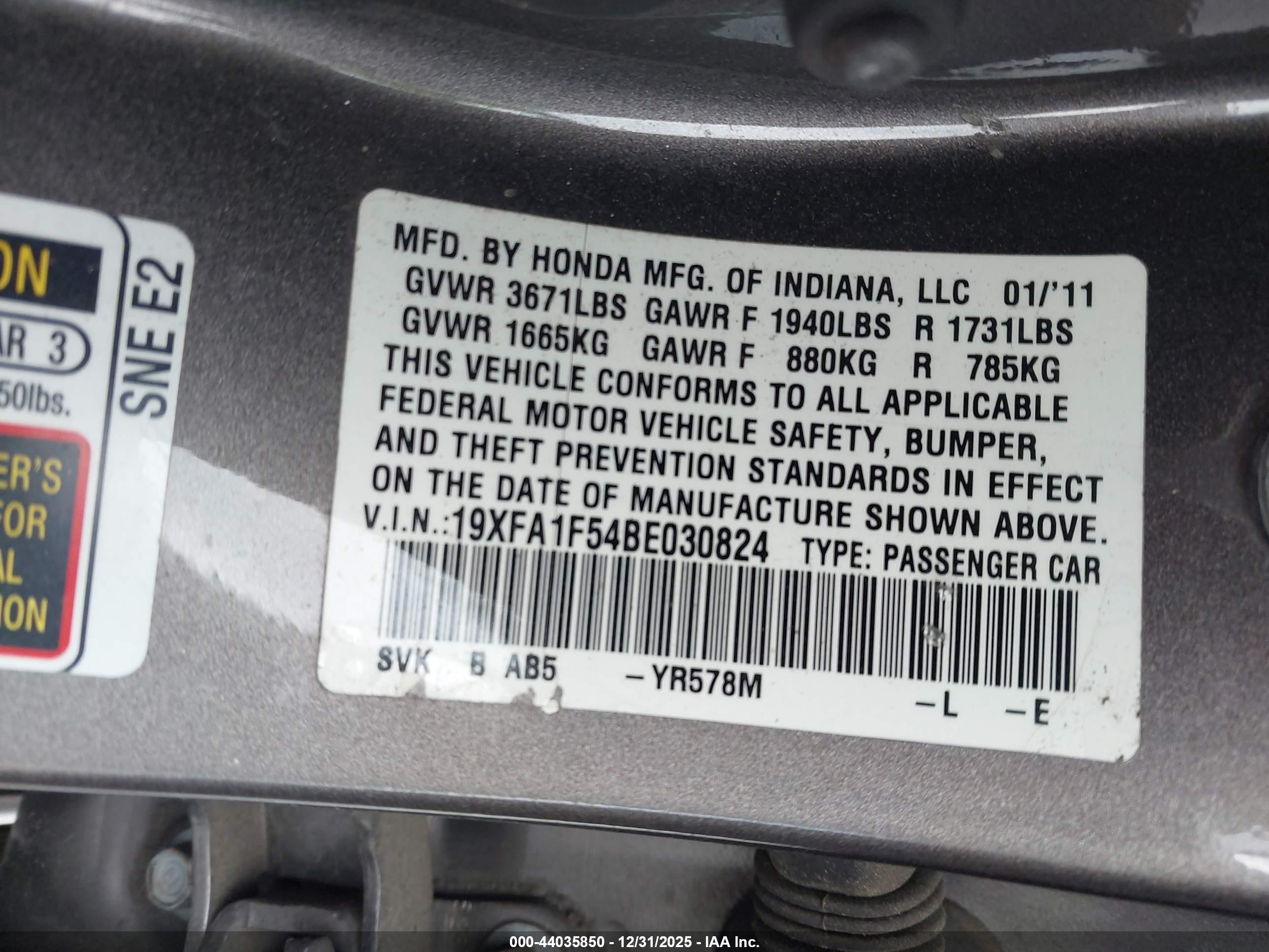 HONDA CIVIC image 9
