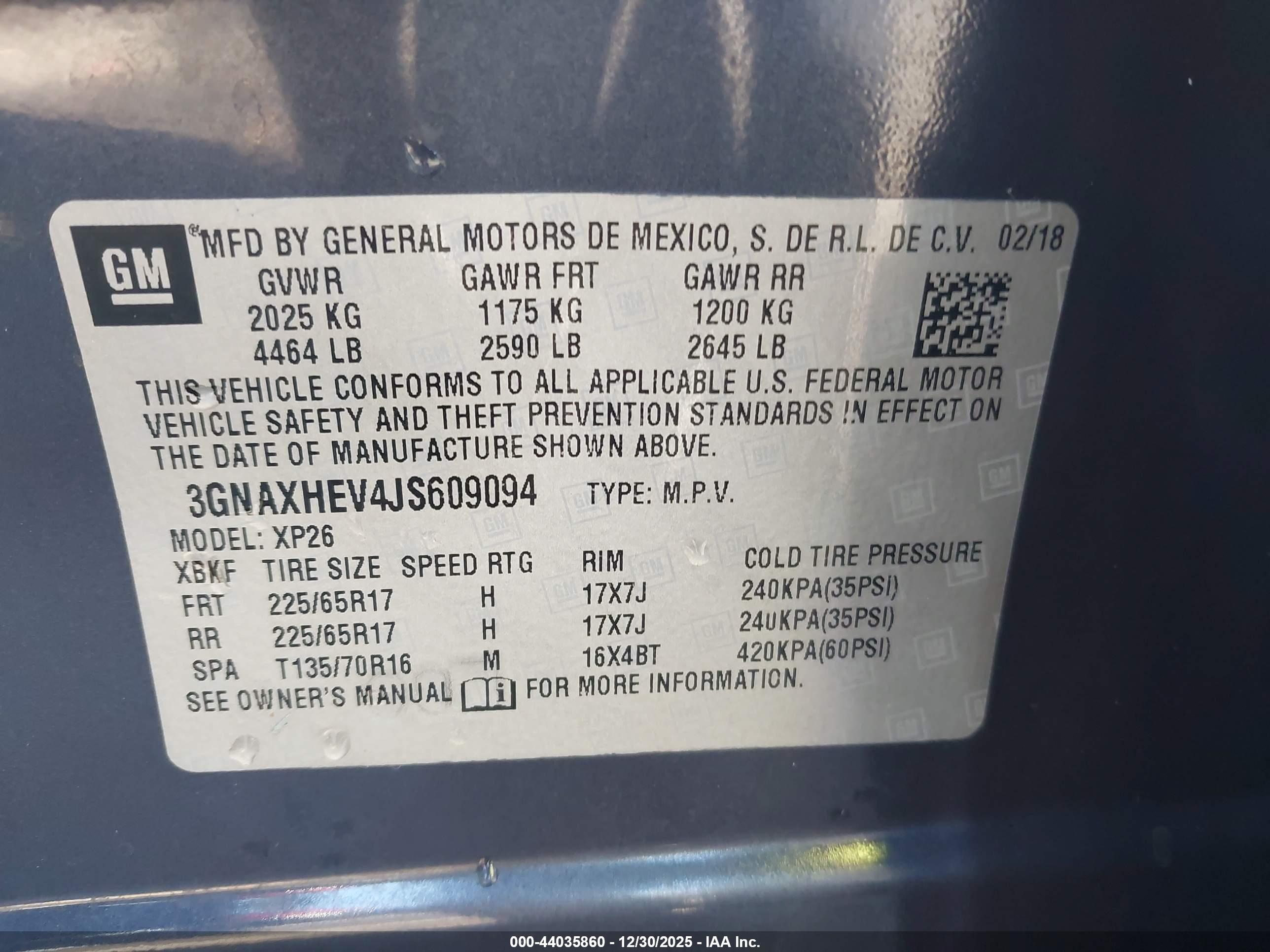 CHEVROLET EQUINOX image 9