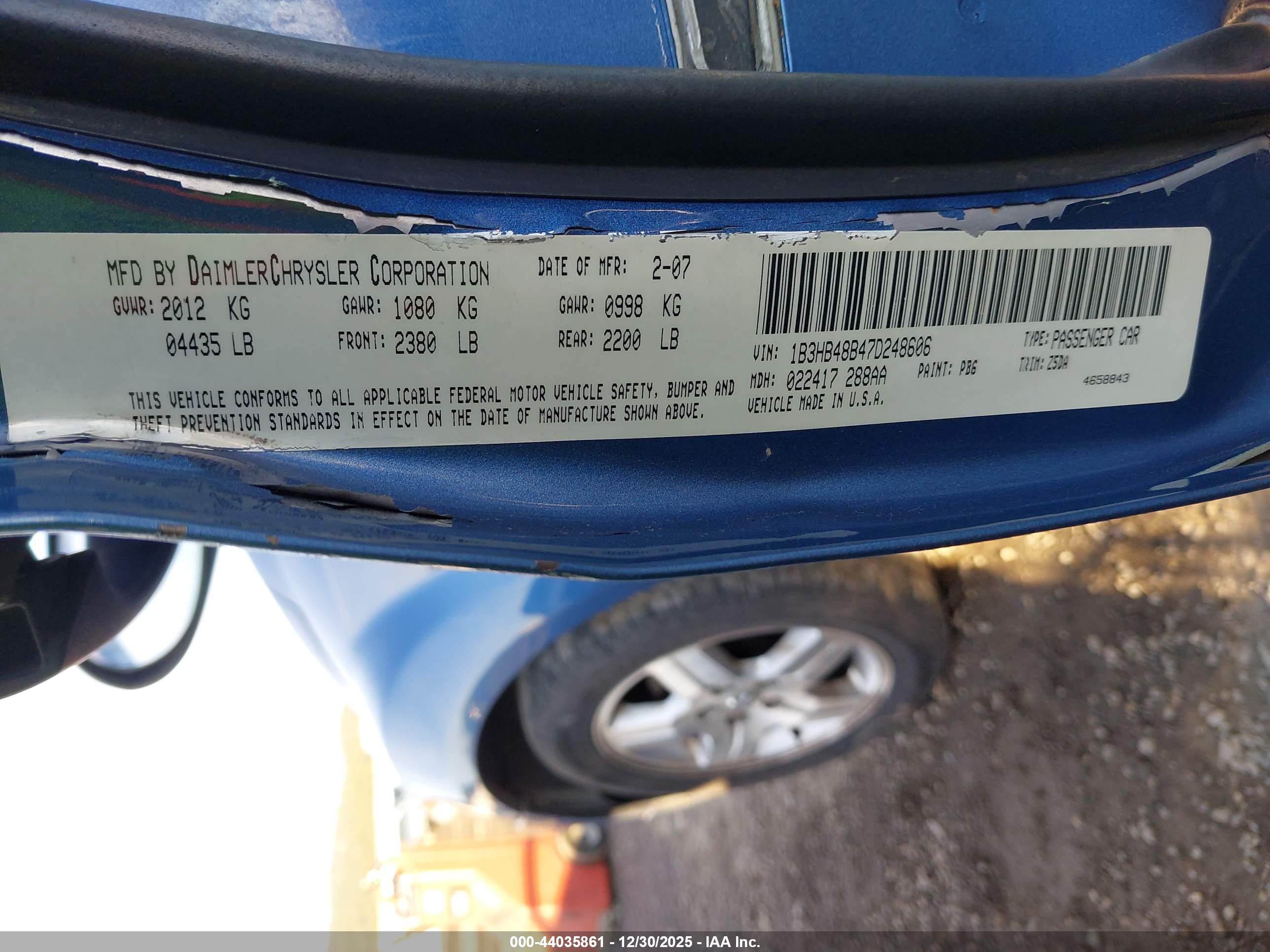 DODGE CALIBER image 9