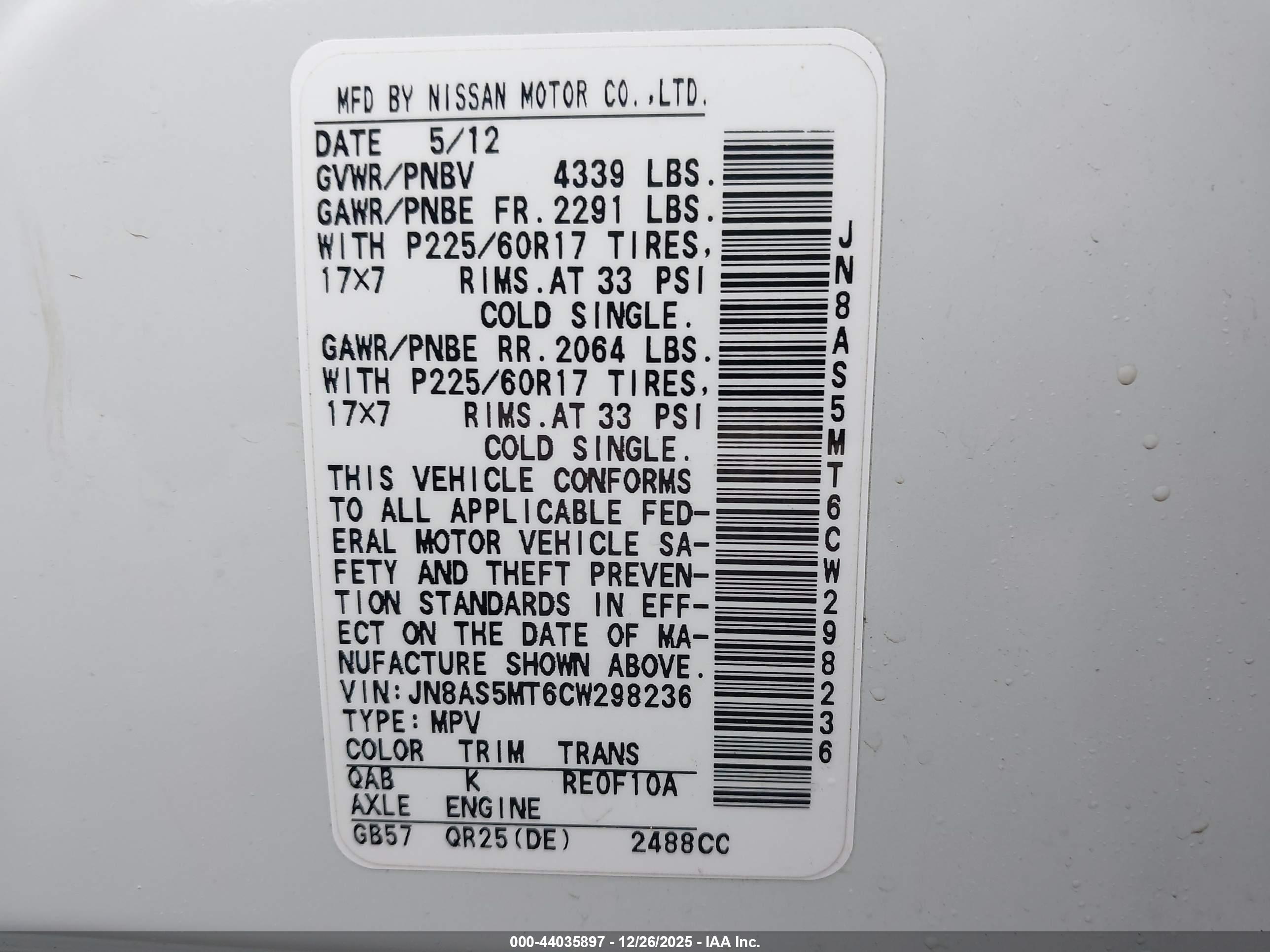 NISSAN ROGUE image 9