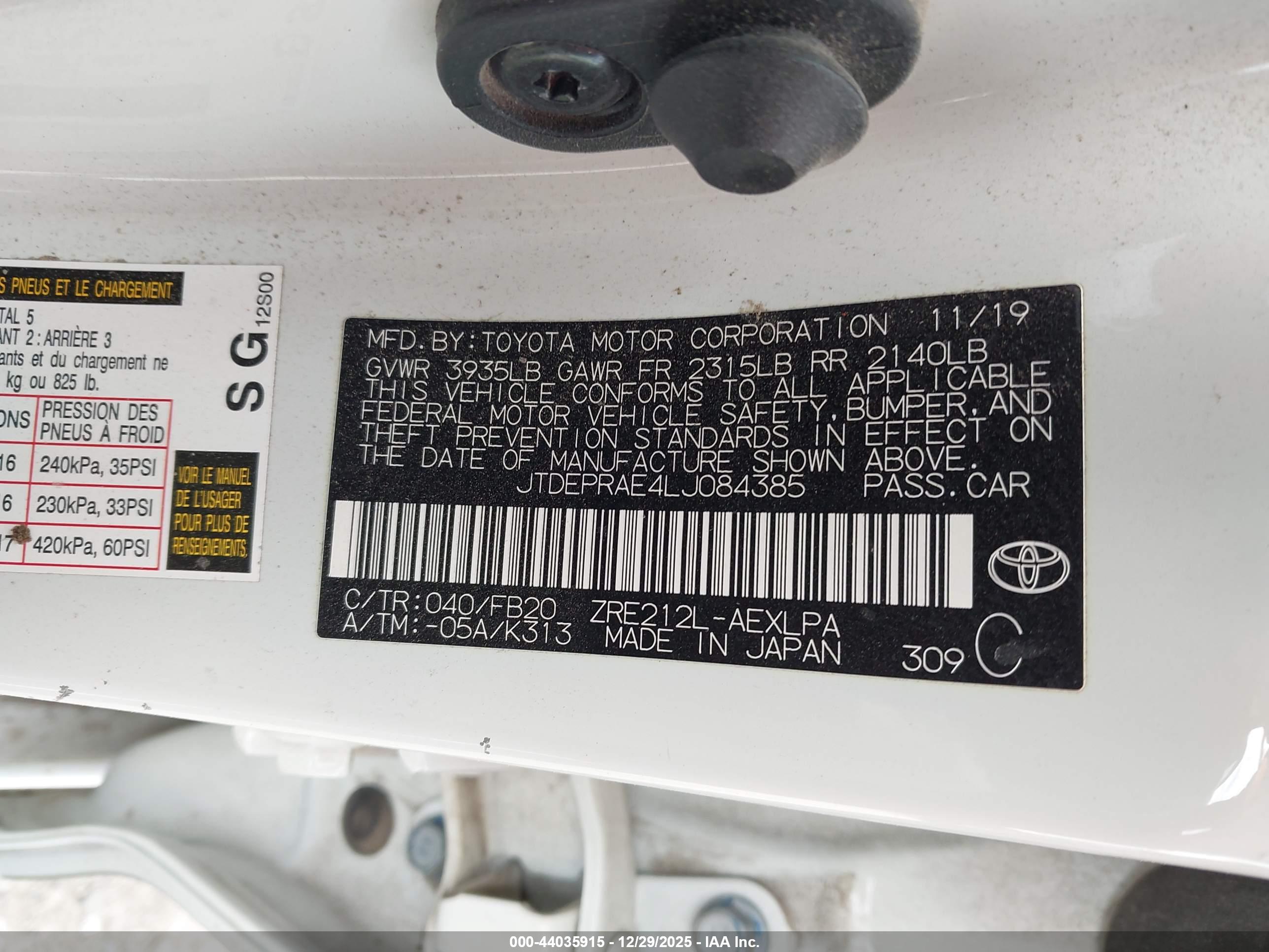 TOYOTA COROLLA image 9