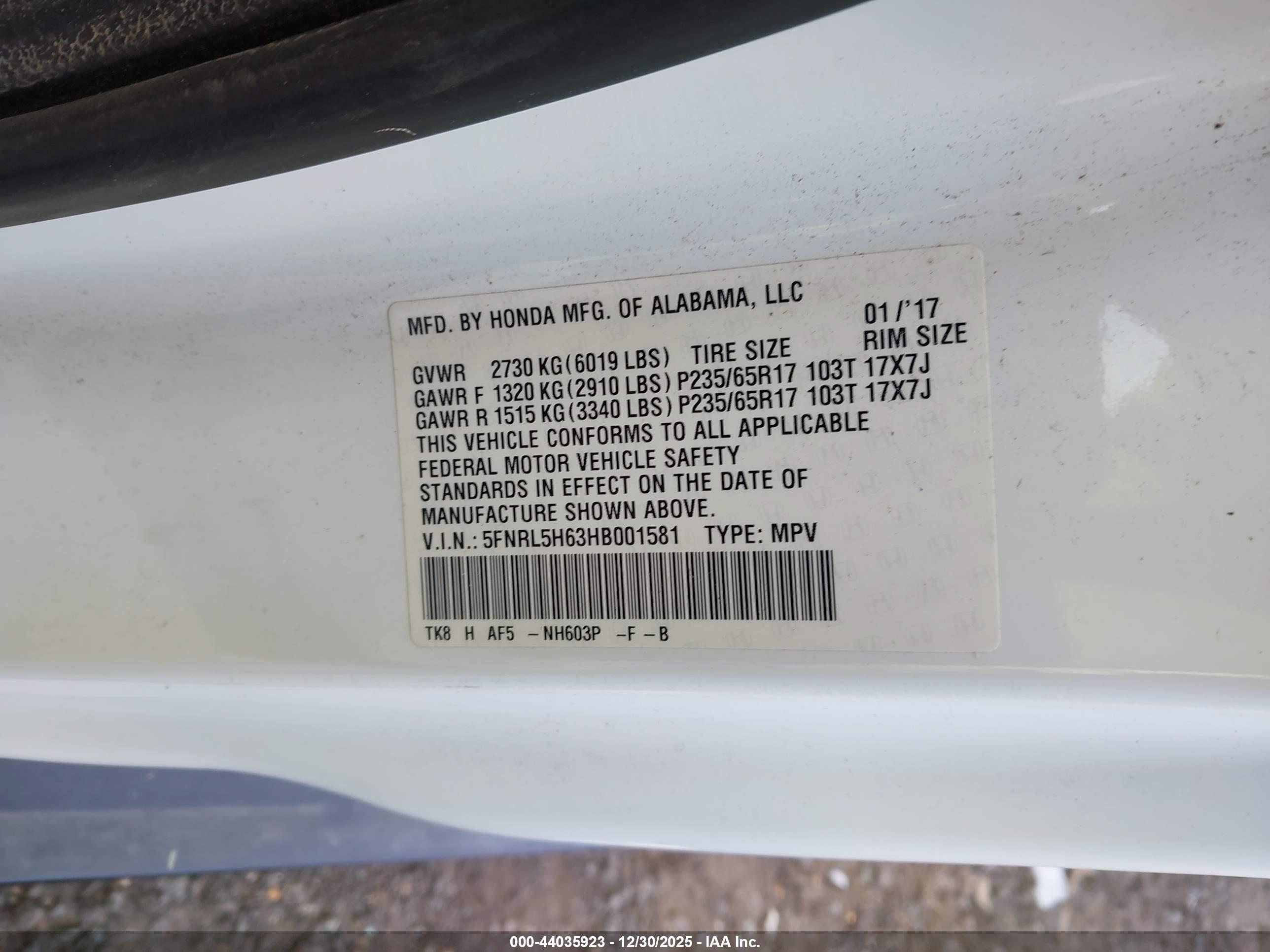 HONDA ODYSSEY image 9
