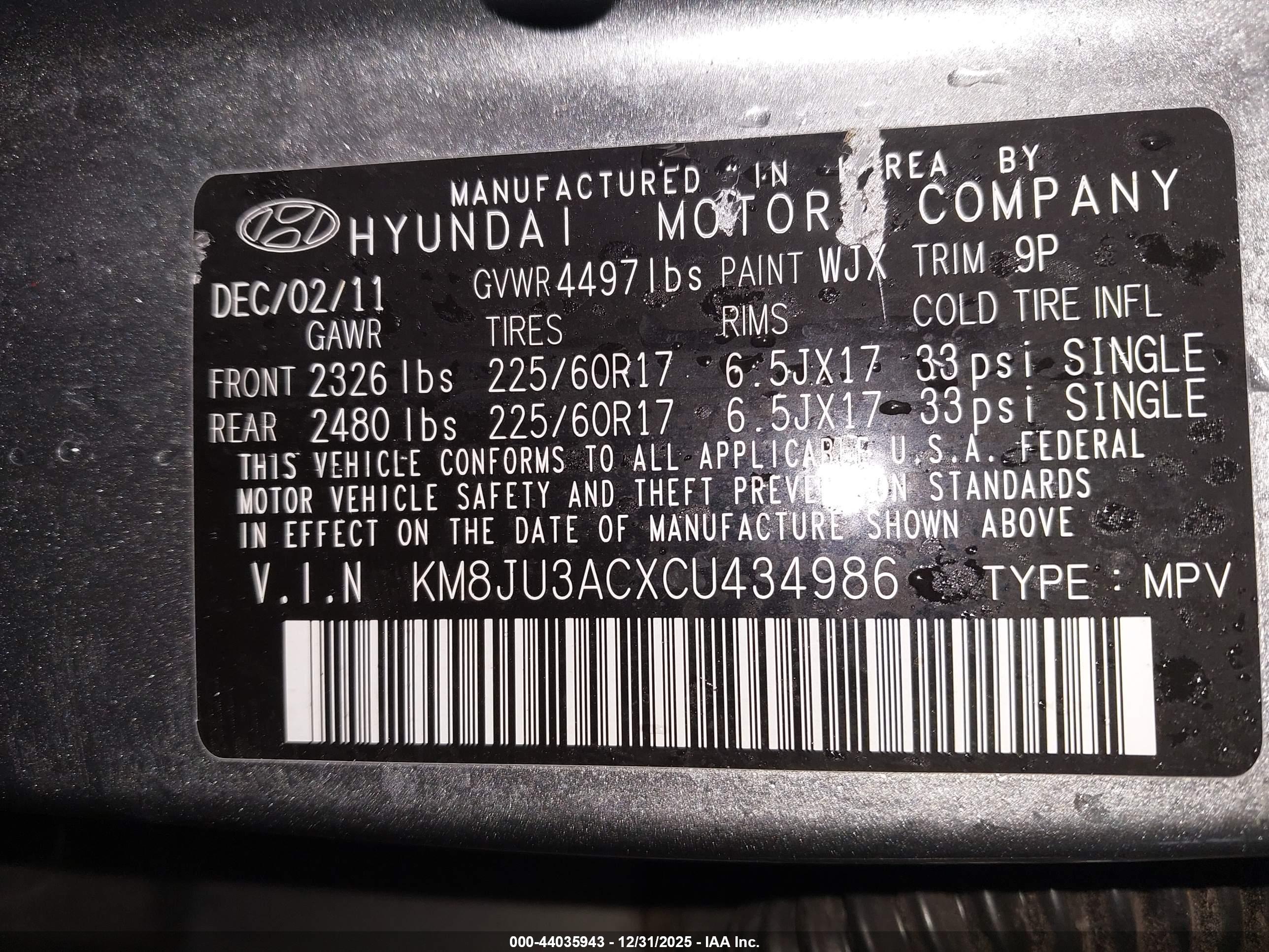 HYUNDAI TUCSON image 9