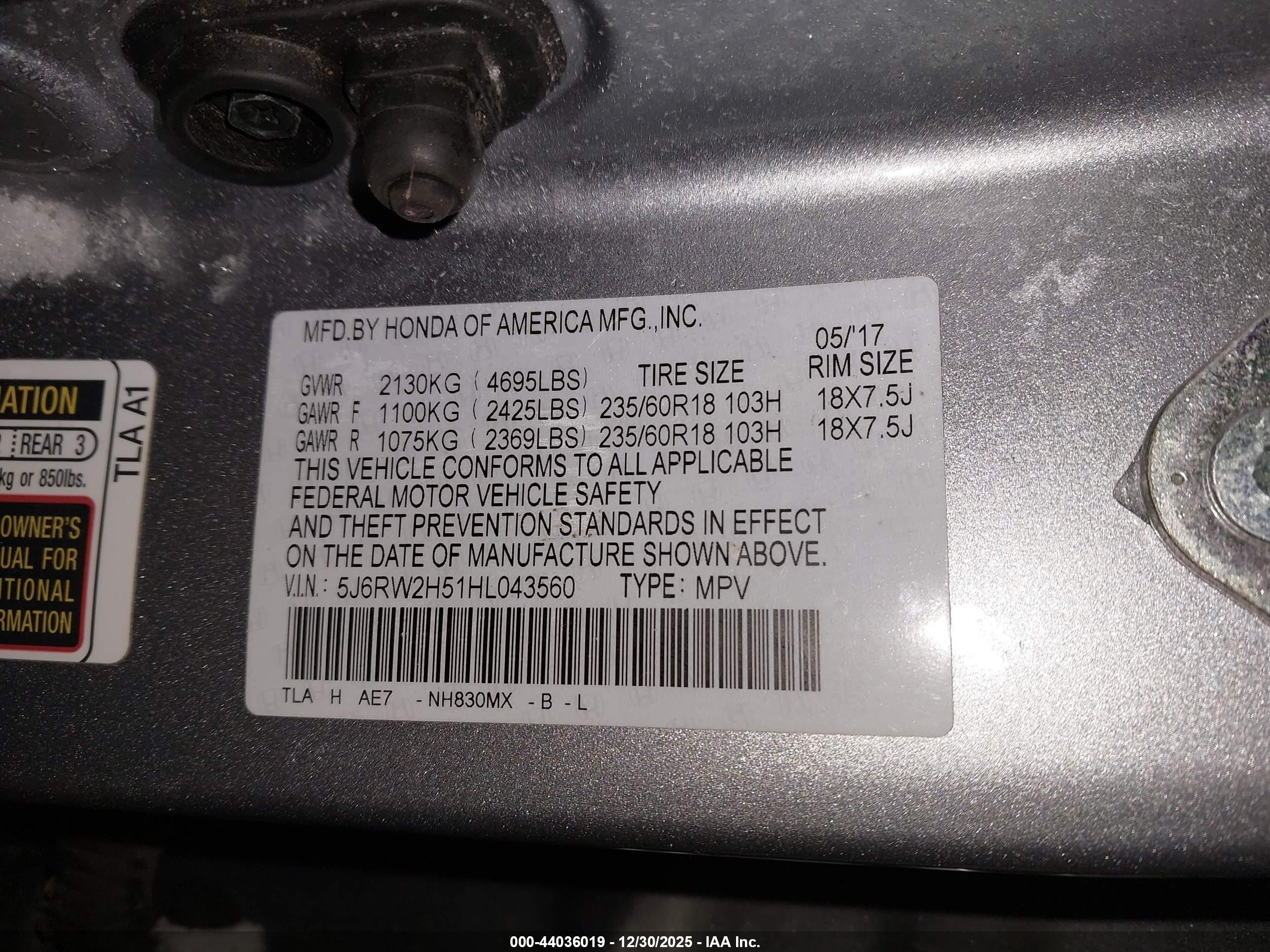 HONDA CR-V image 9