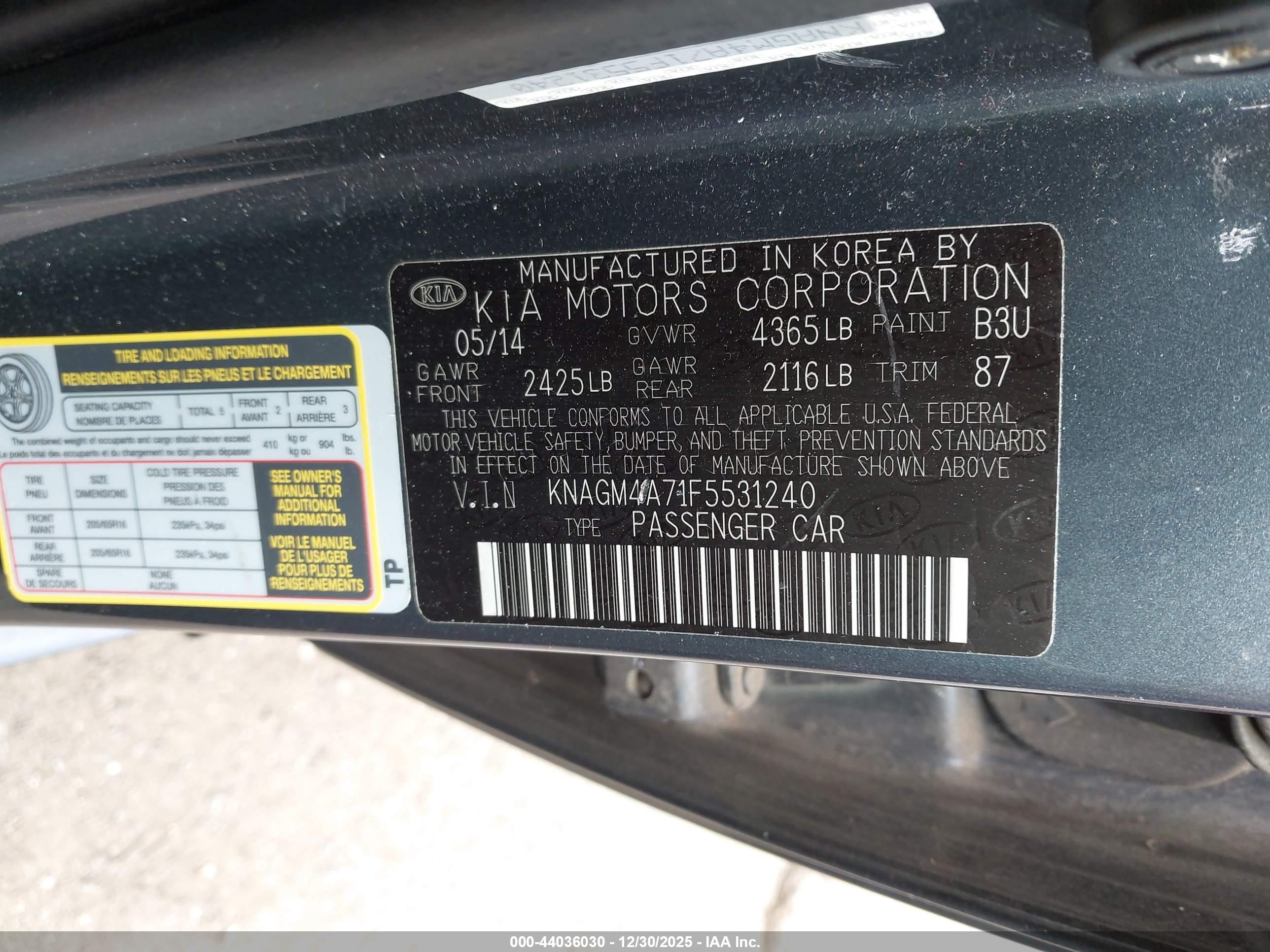 KIA OPTIMA image 9