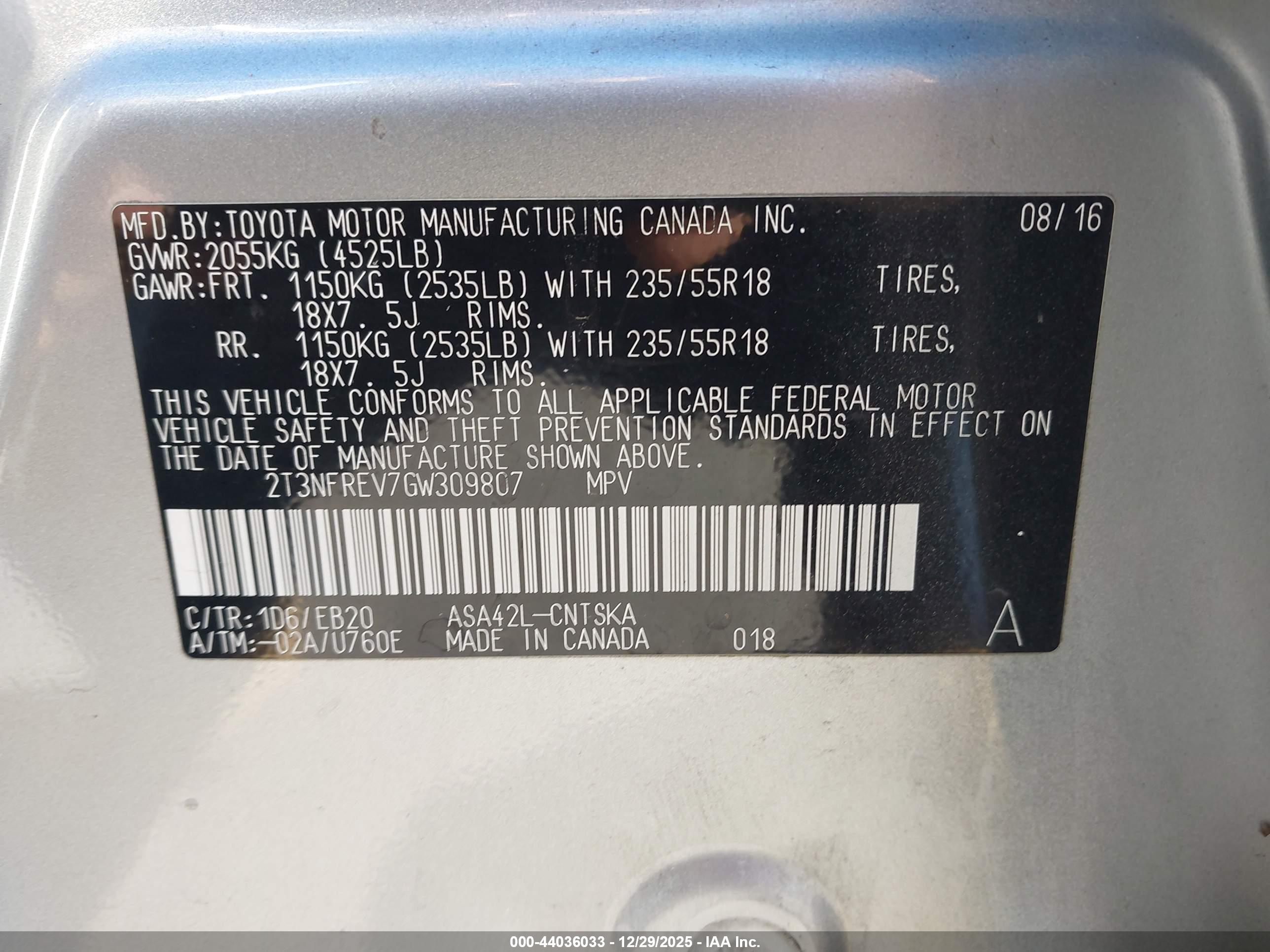 TOYOTA RAV4 image 9