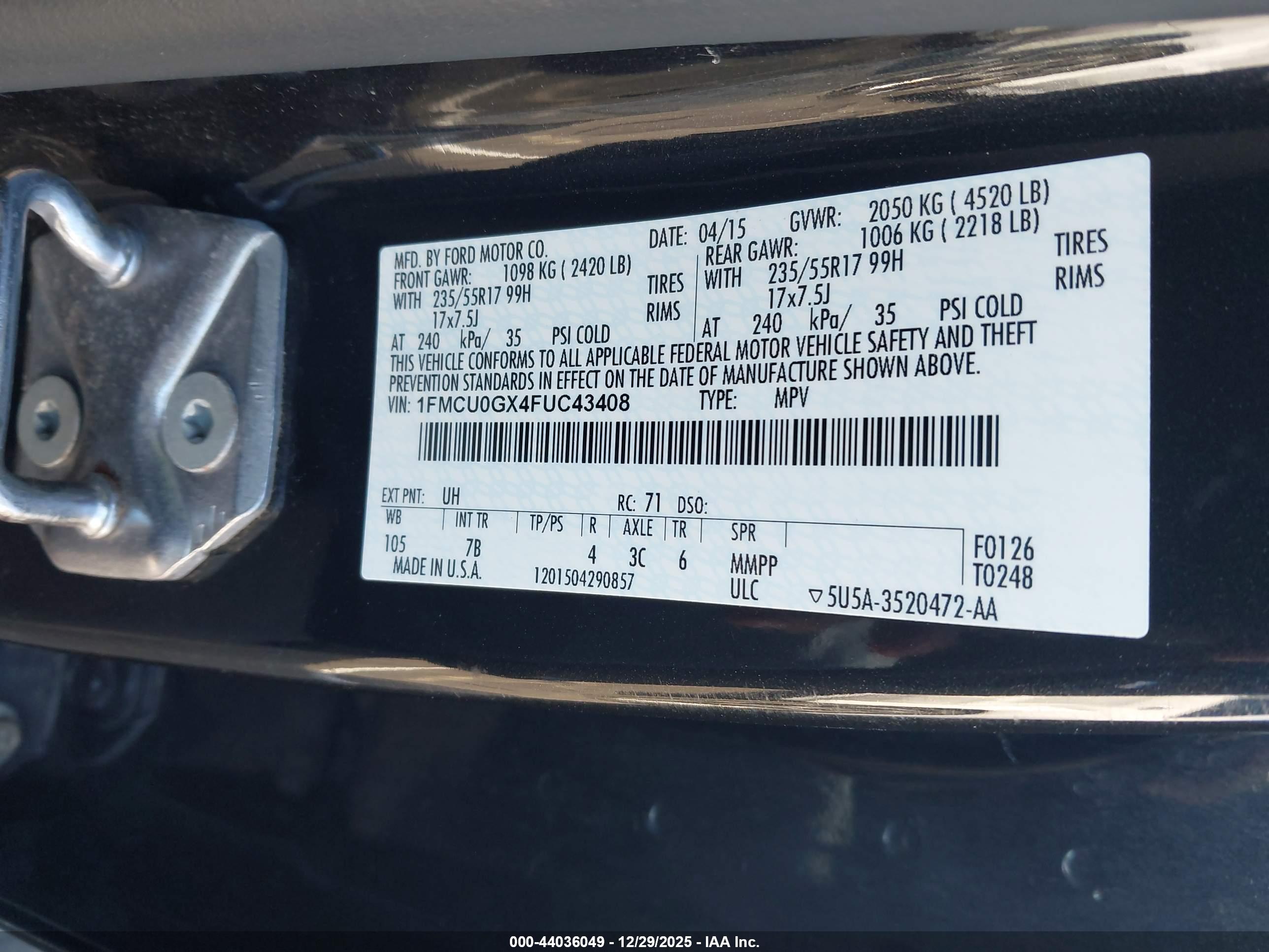 FORD ESCAPE image 9
