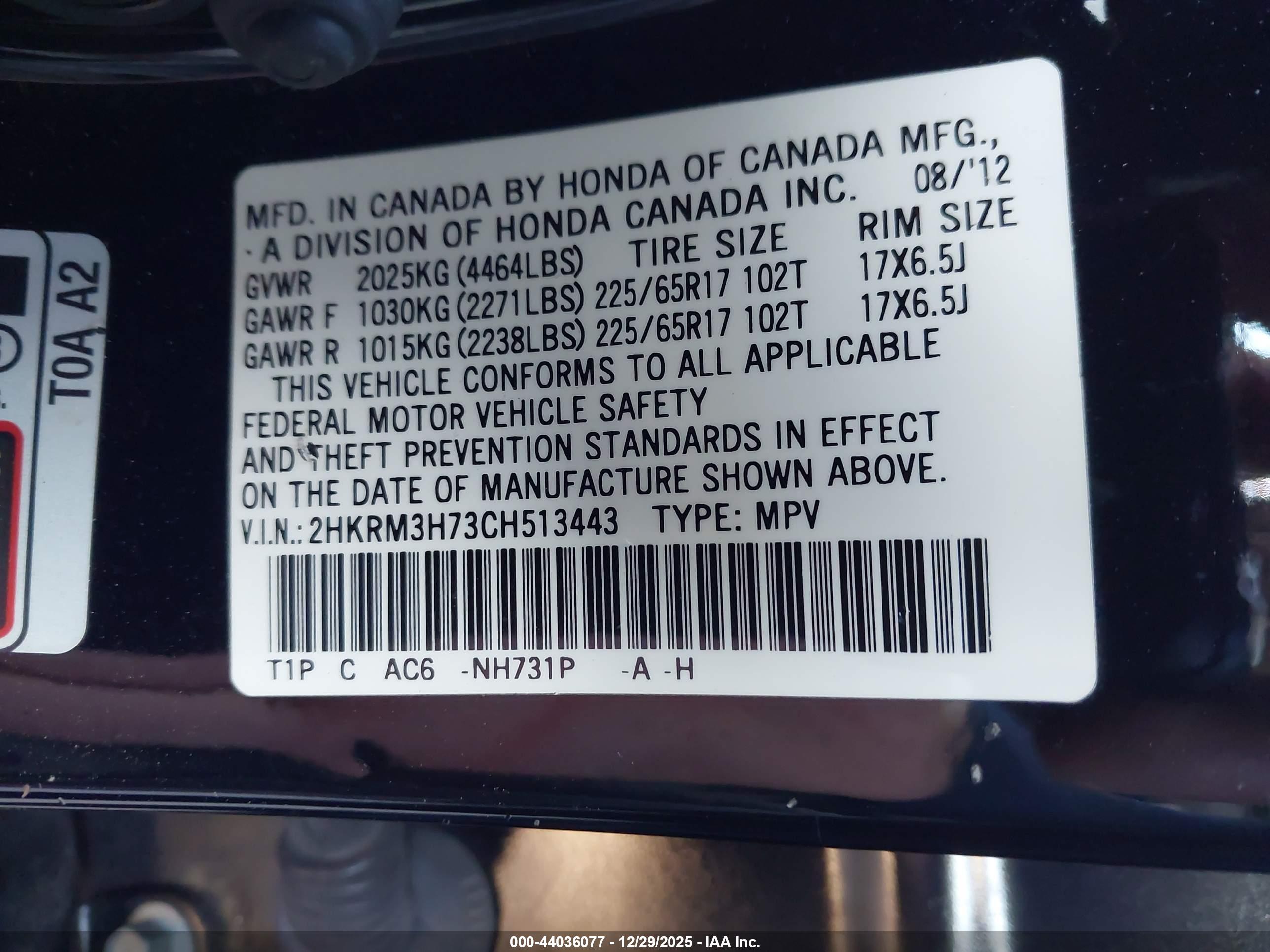 HONDA CR-V image 9