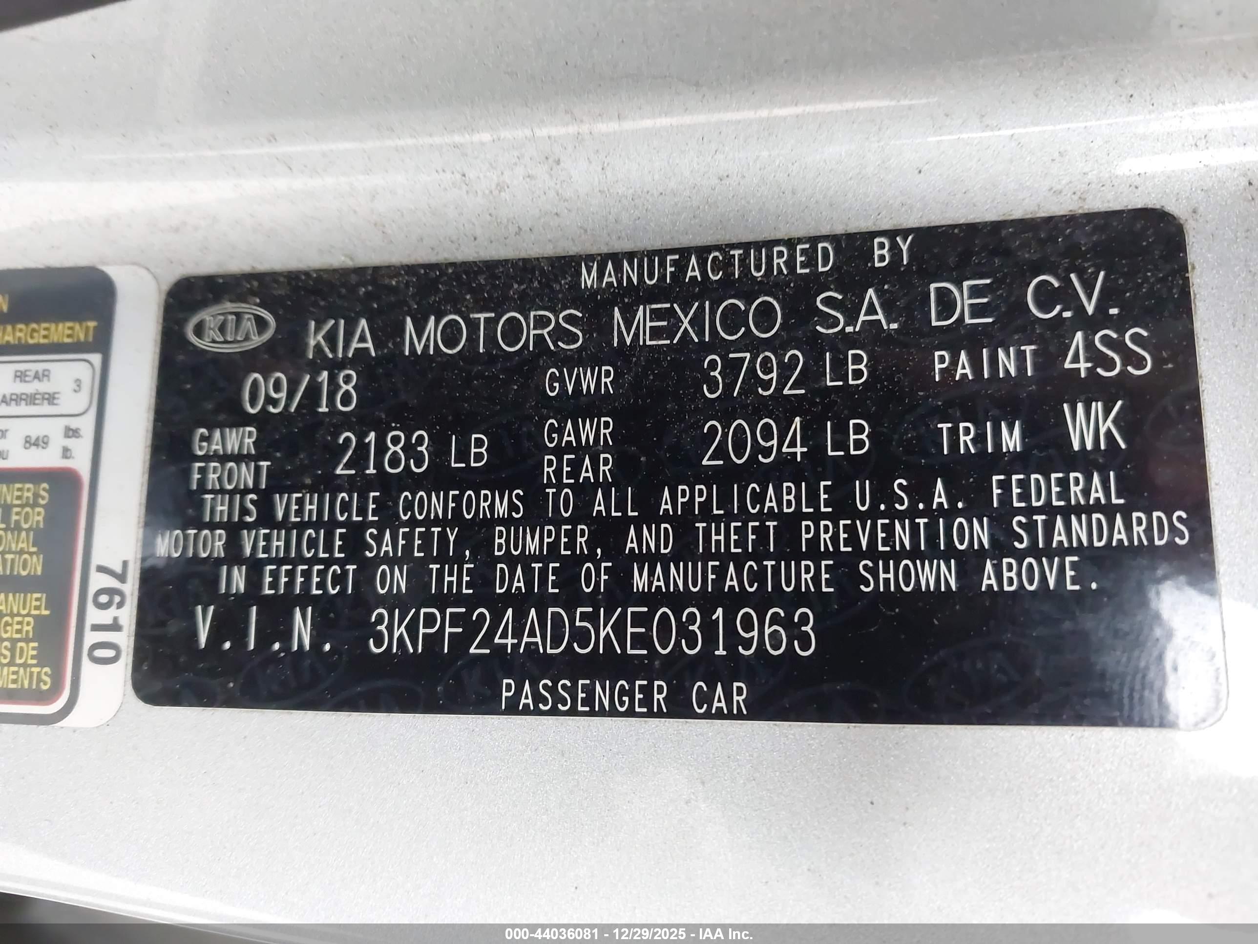 KIA FORTE image 9
