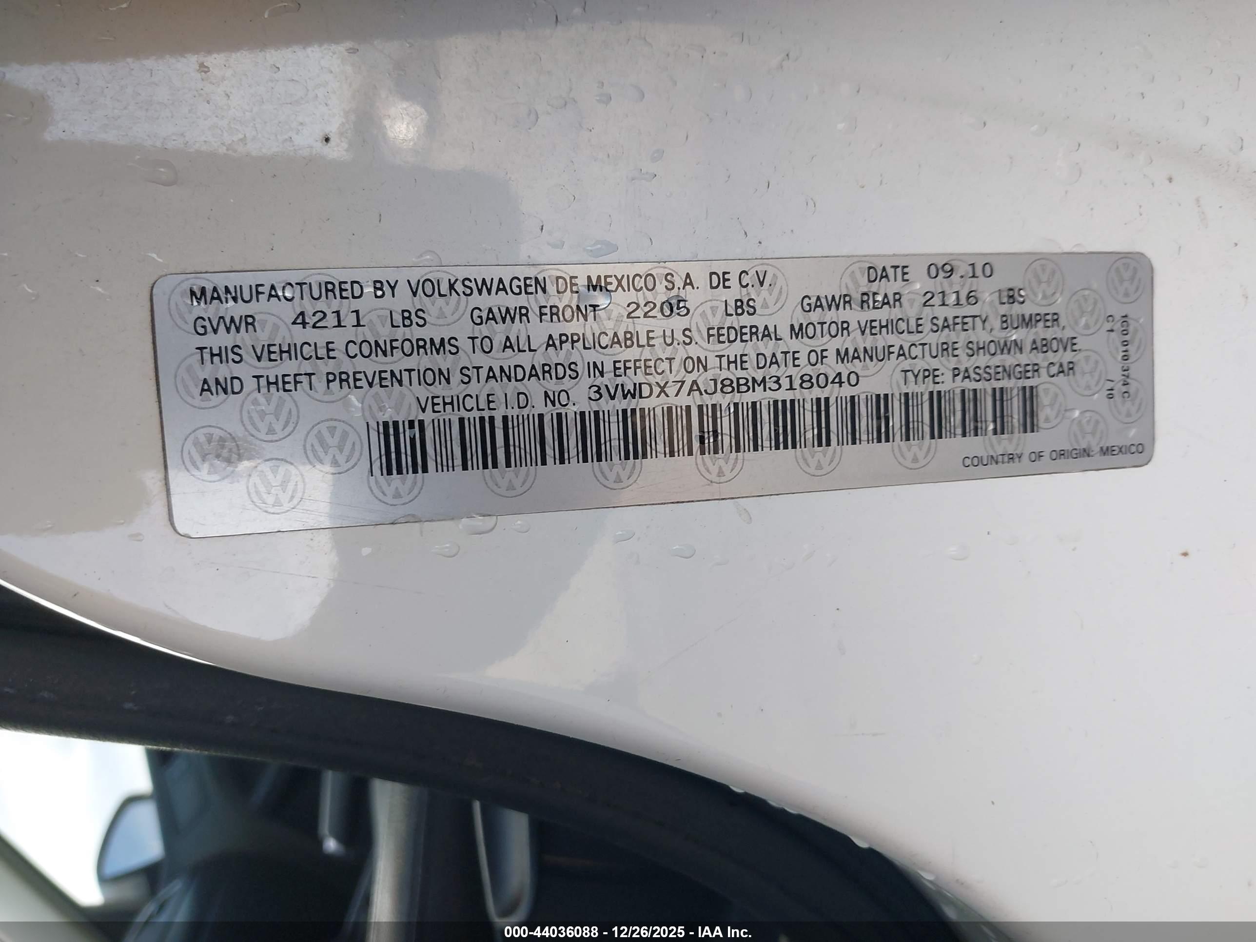 VOLKSWAGEN JETTA image 9