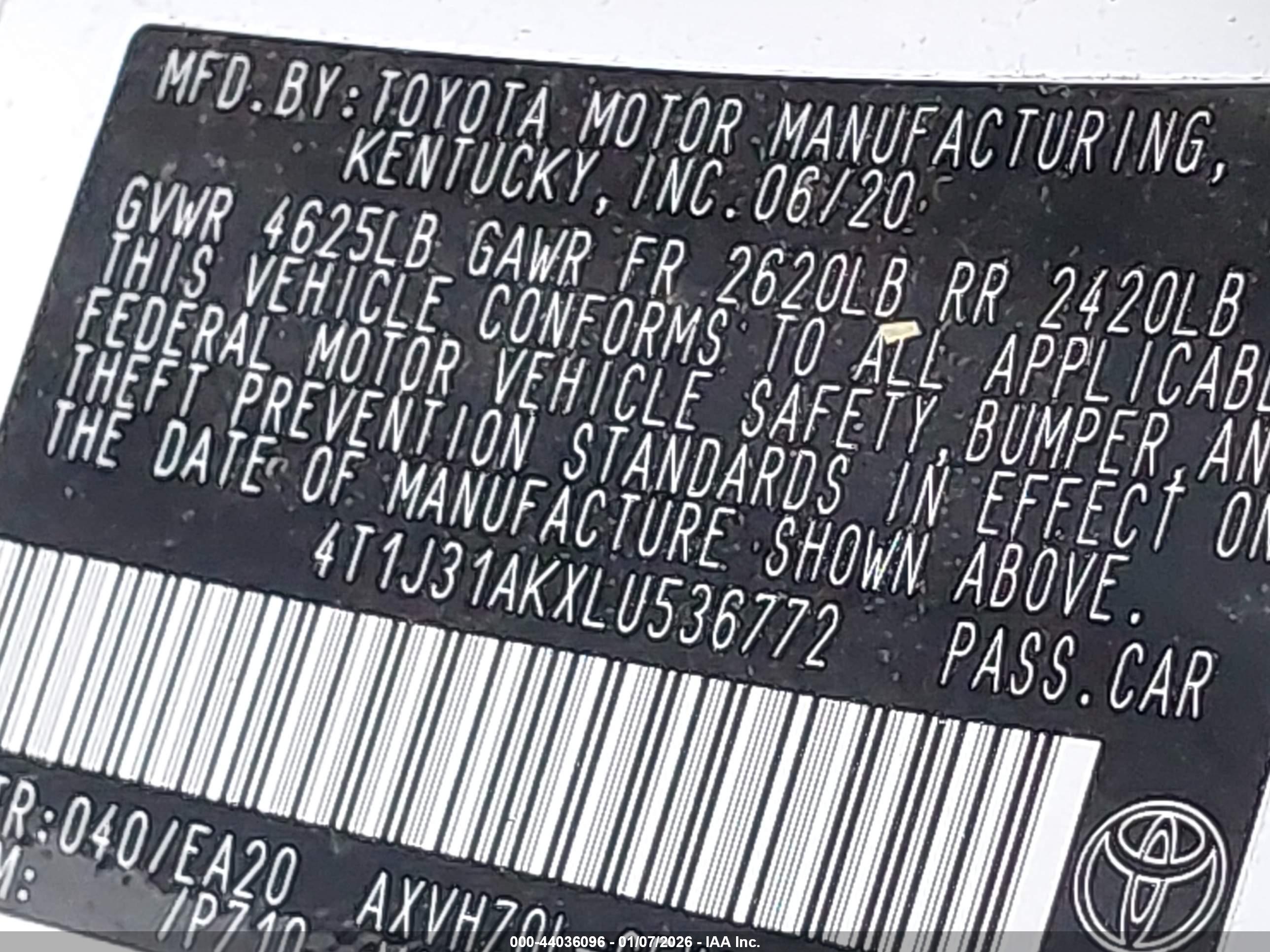 TOYOTA CAMRY image 9