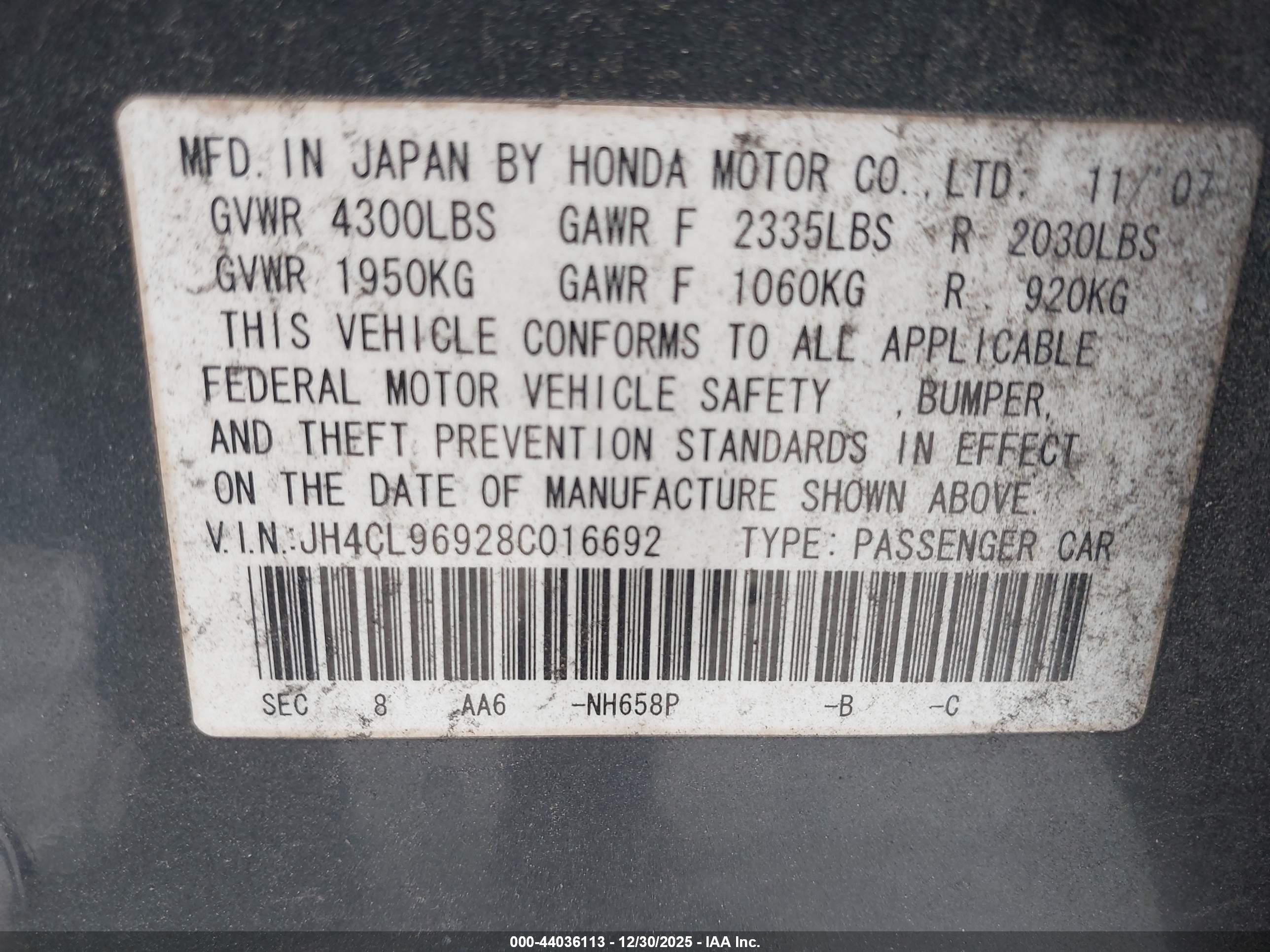 ACURA TSX image 9