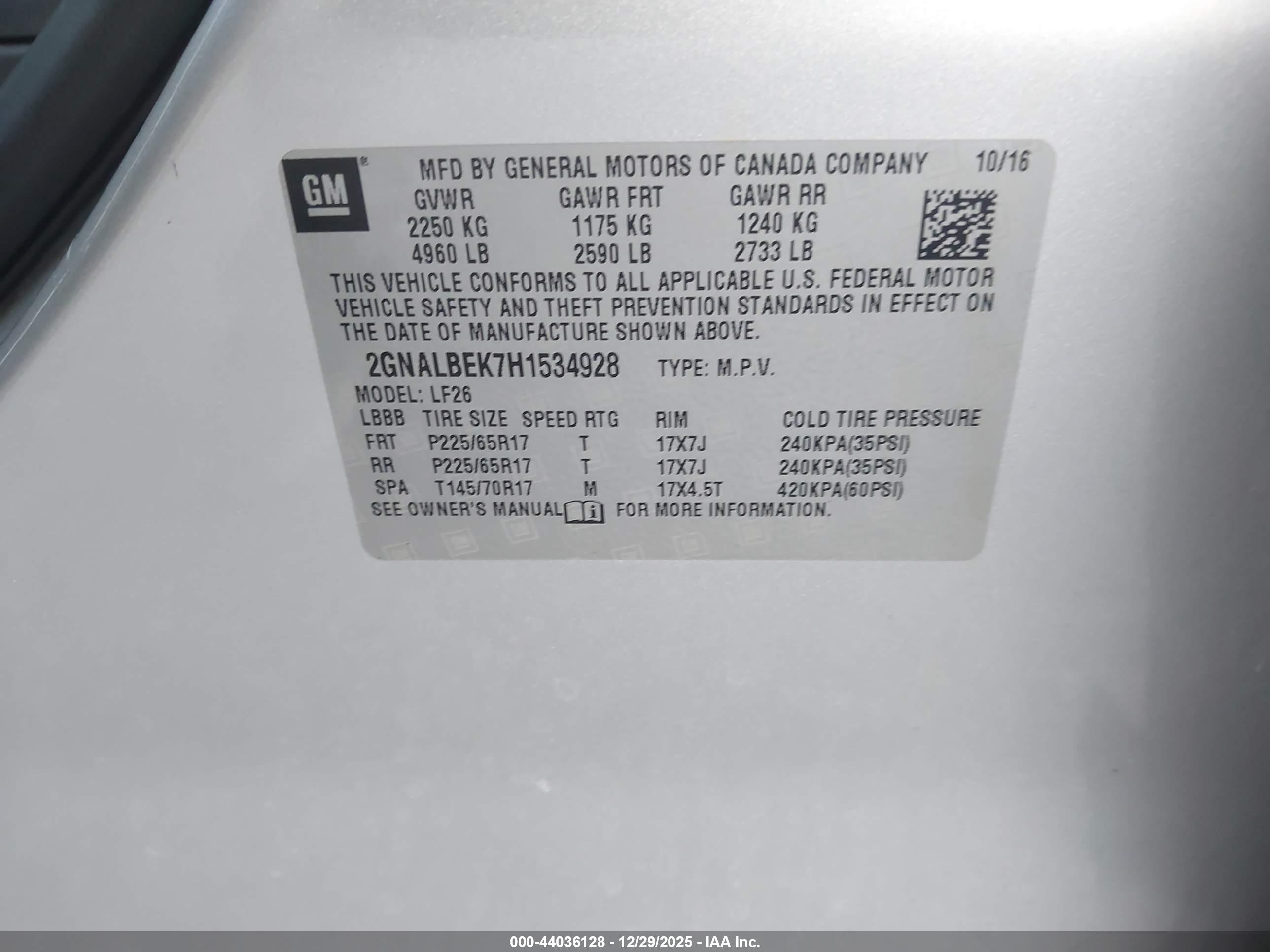 CHEVROLET EQUINOX image 9
