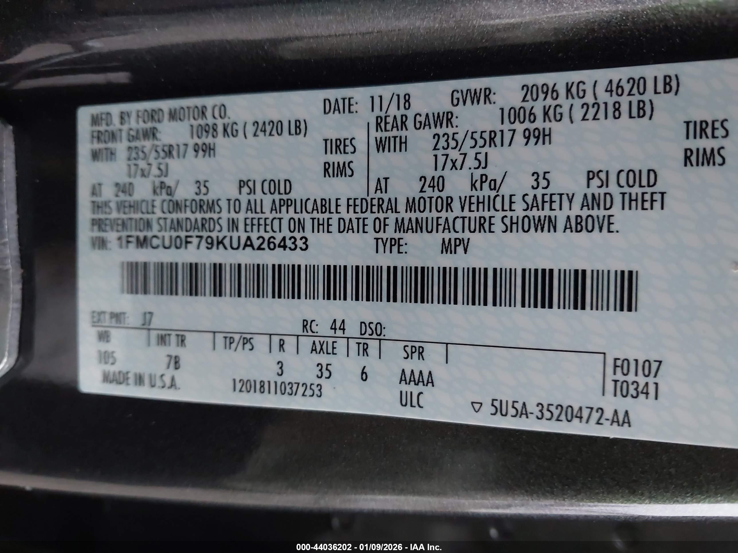 FORD ESCAPE image 9