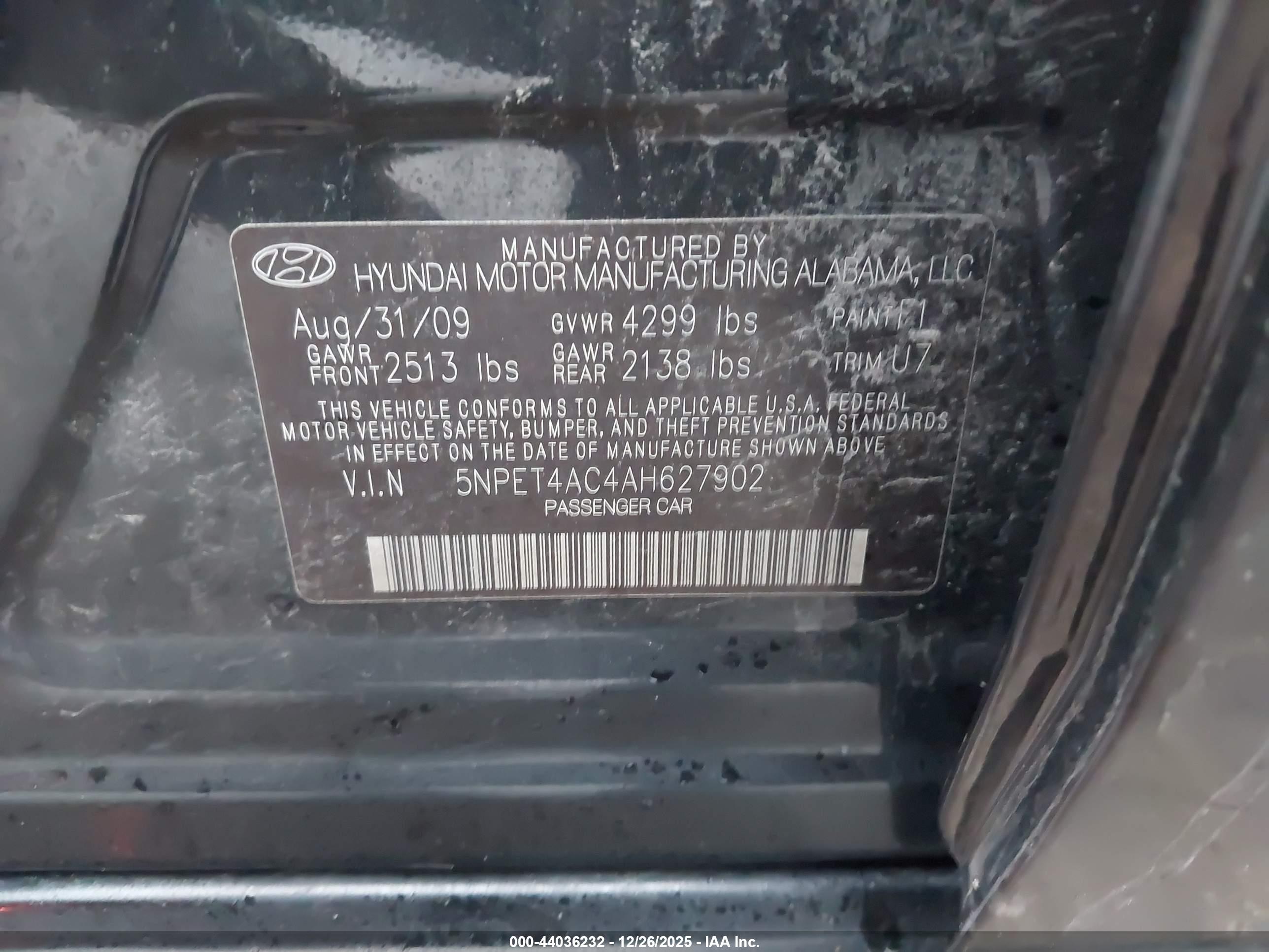HYUNDAI SONATA image 9