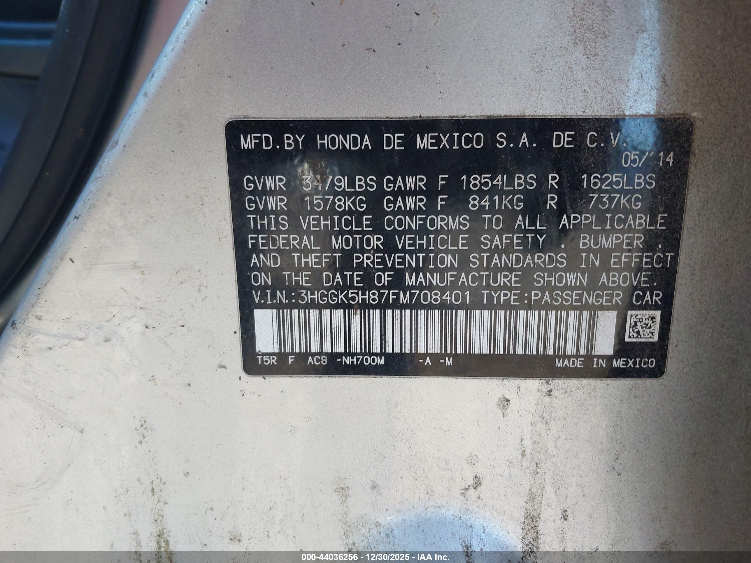 HONDA FIT image 9