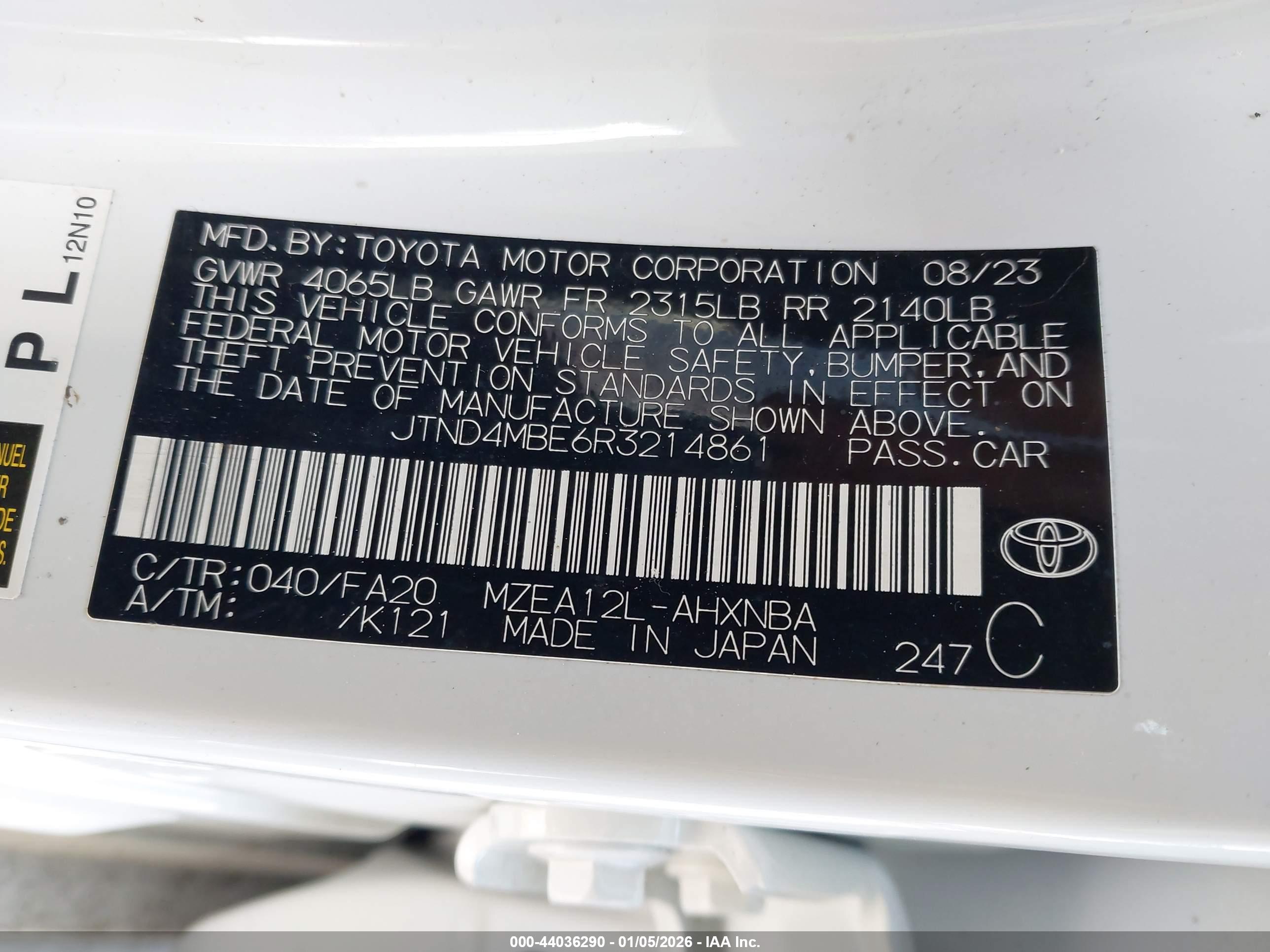 TOYOTA COROLLA image 9