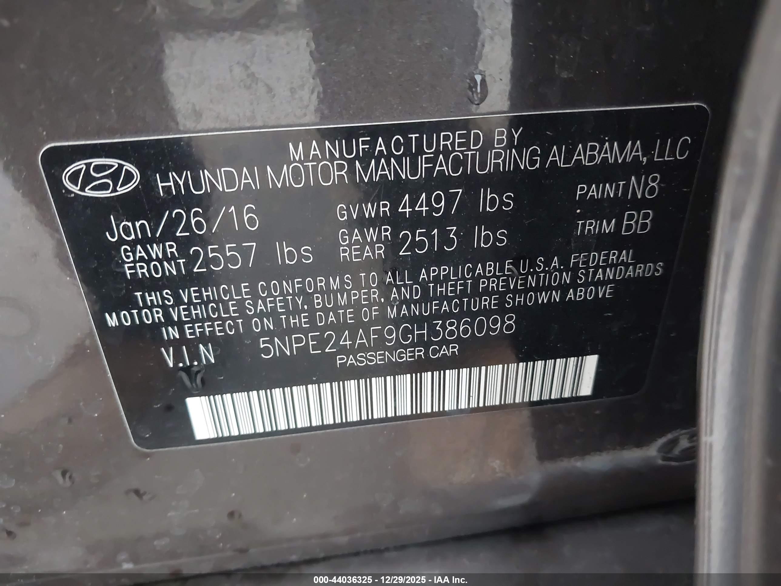 HYUNDAI SONATA image 9