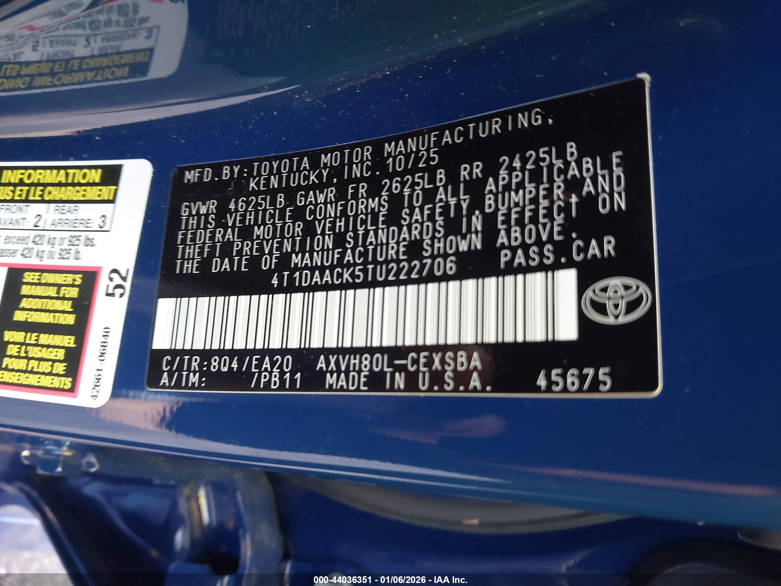TOYOTA CAMRY image 9