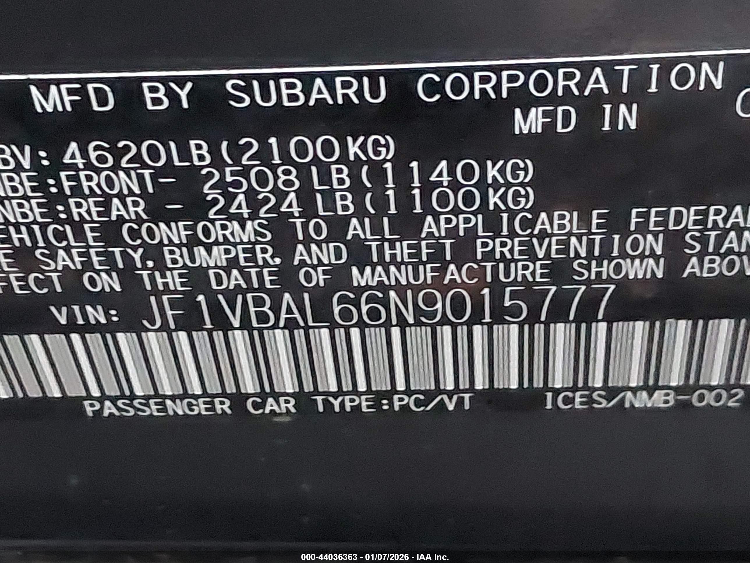 SUBARU WRX image 9