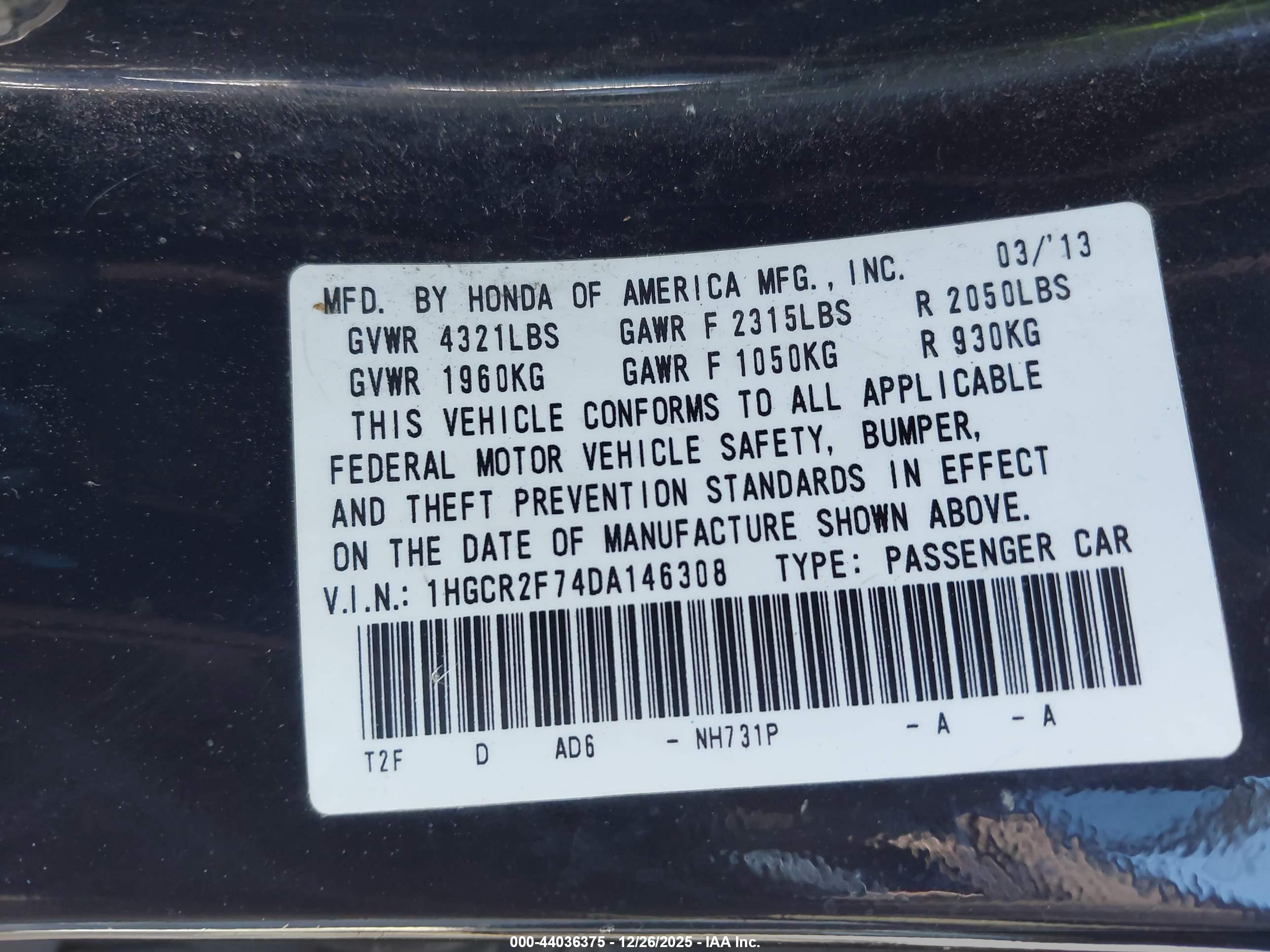 HONDA ACCORD image 9