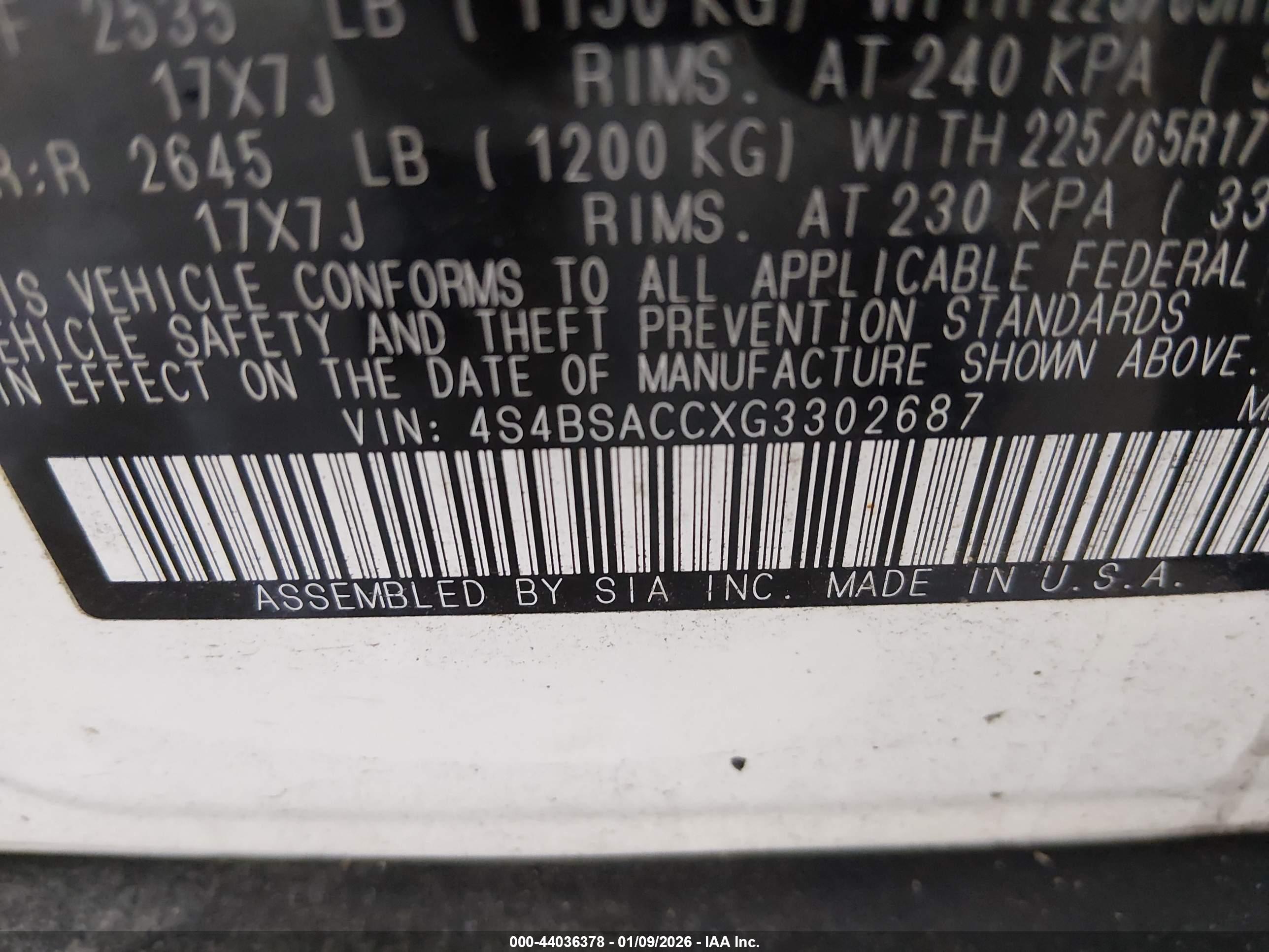 SUBARU OUTBACK image 9