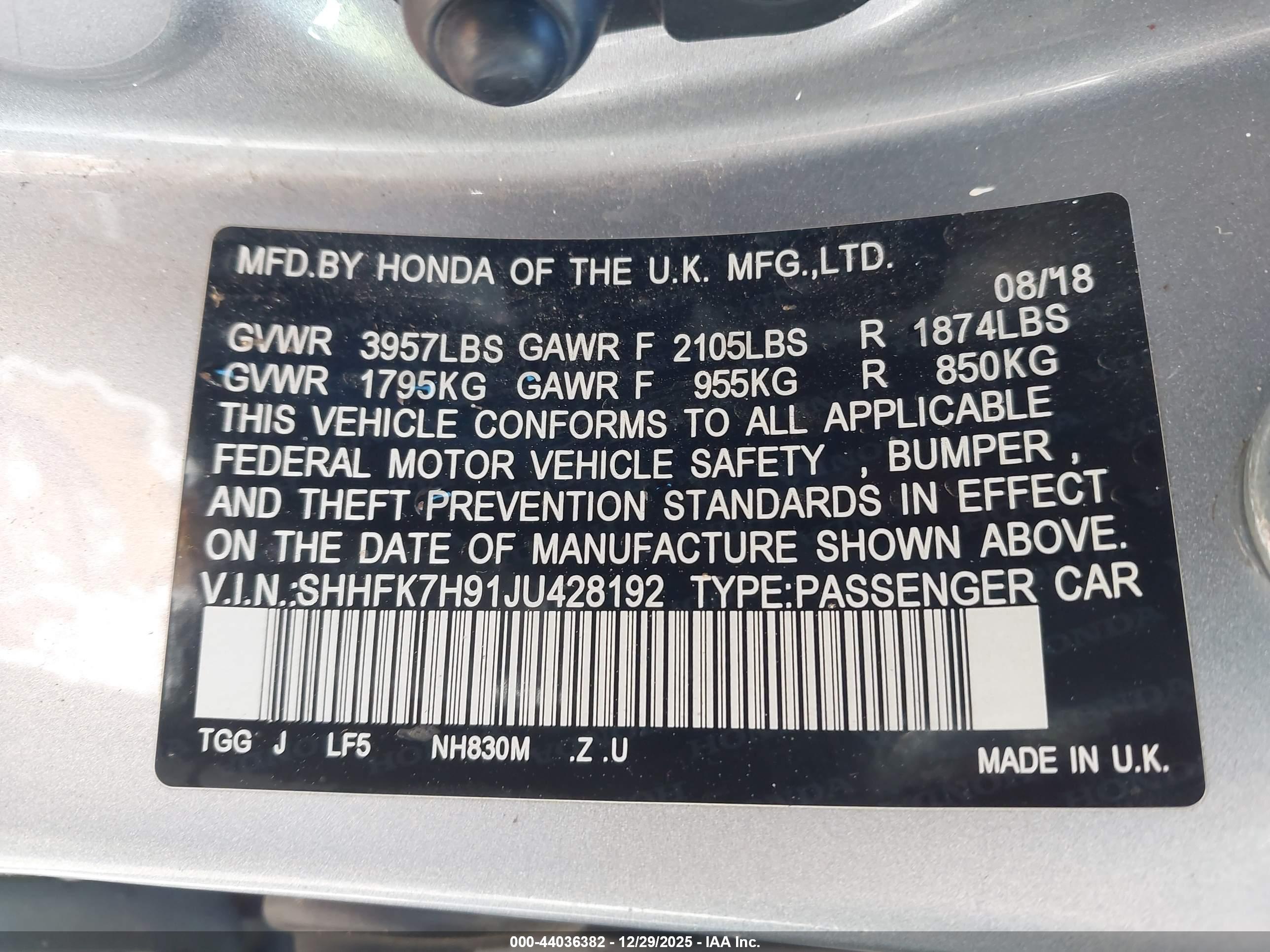 HONDA CIVIC image 9